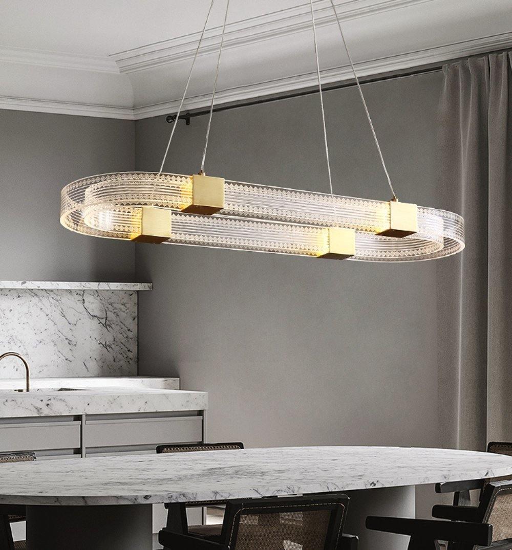 Parallel Ring LED Chandelier - YIOSI