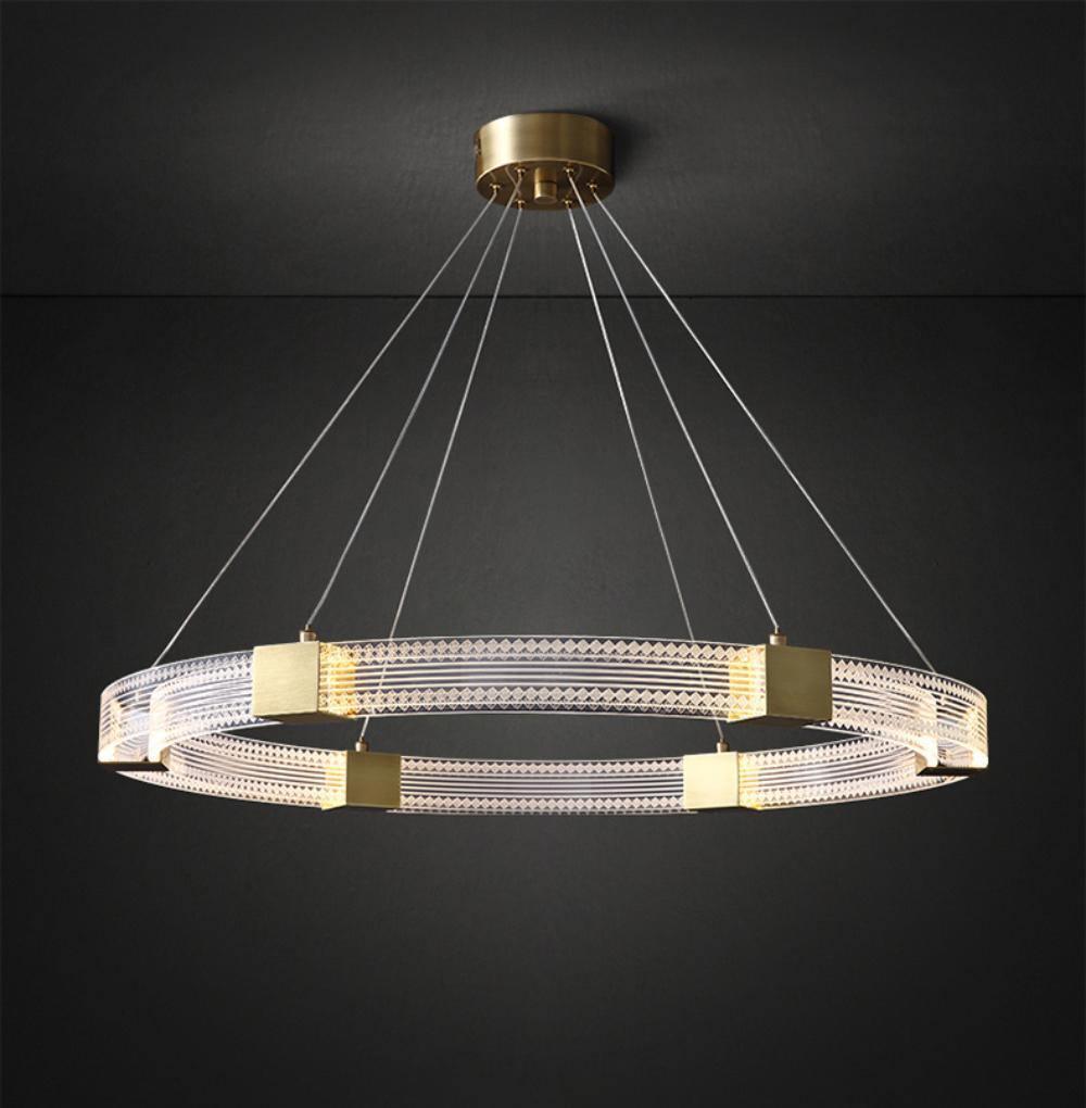 Parallel Ring LED Chandelier - YIOSI