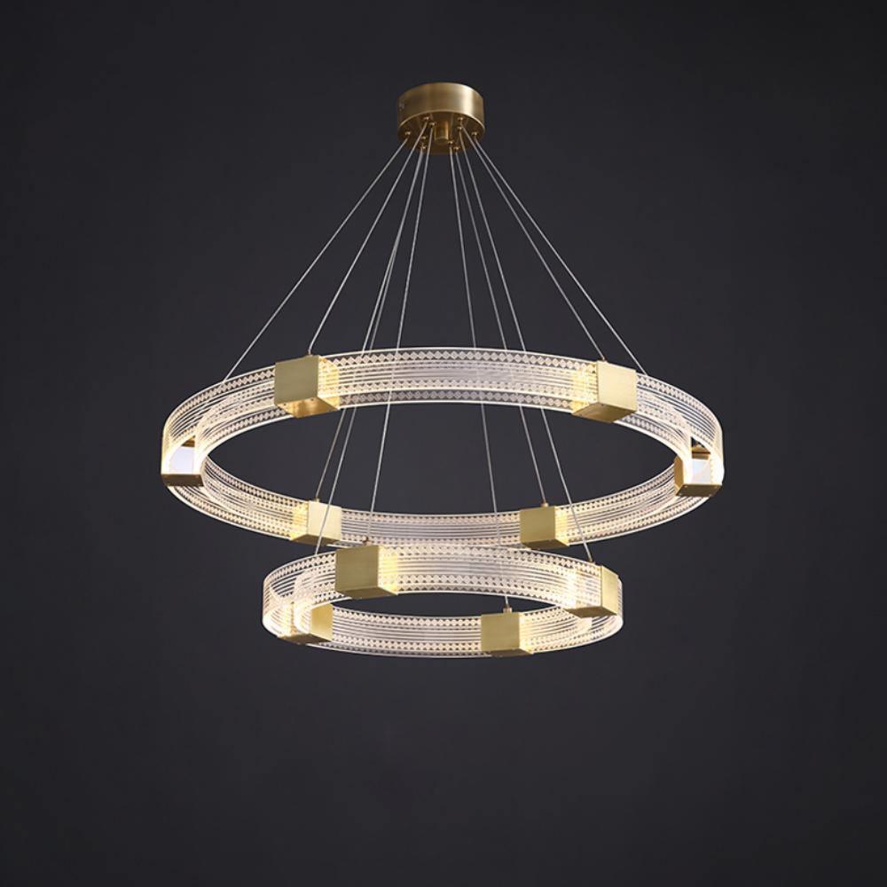 Parallel Ring LED Chandelier - YIOSI