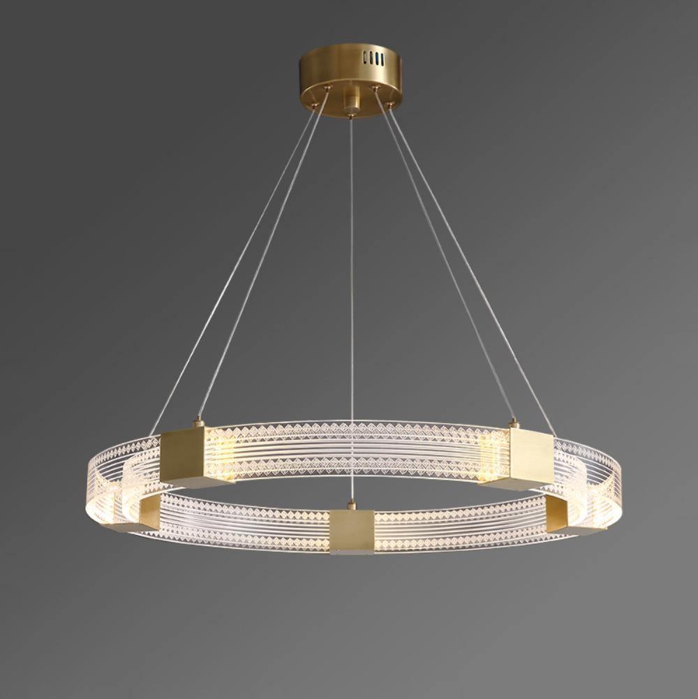 Parallel Ring LED Chandelier - YIOSI