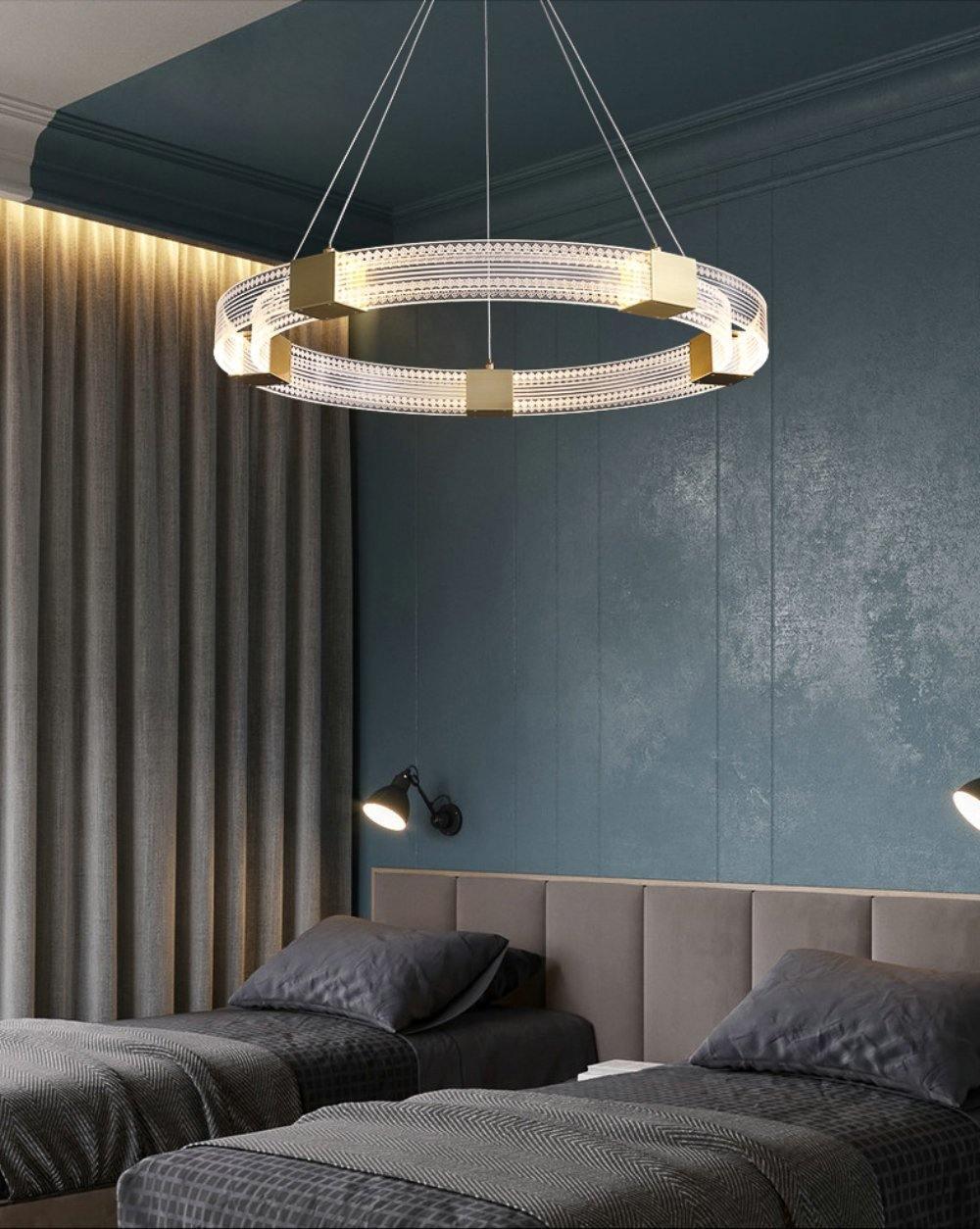 Parallel Ring LED Chandelier - YIOSI
