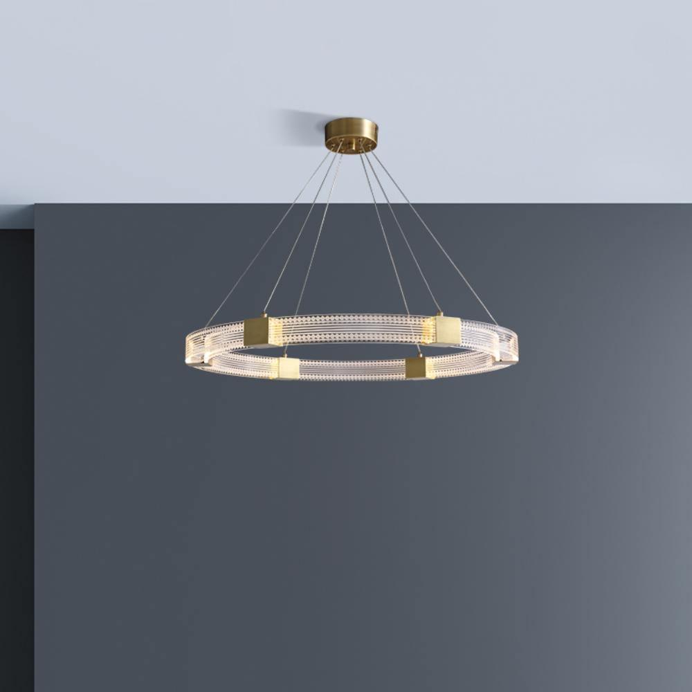 Parallel Ring LED Chandelier - YIOSI