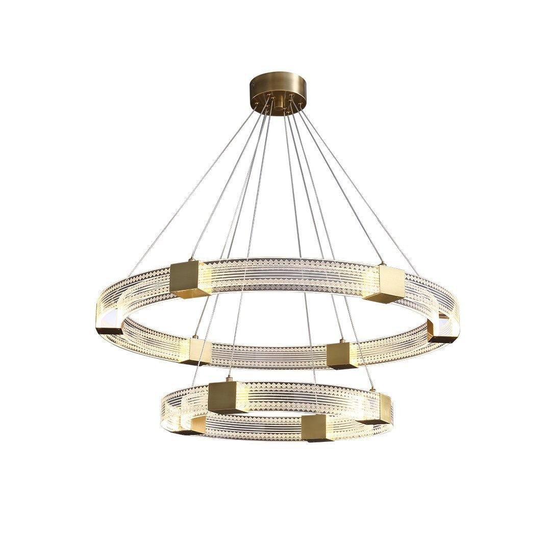Parallel Ring LED Chandelier - YIOSI