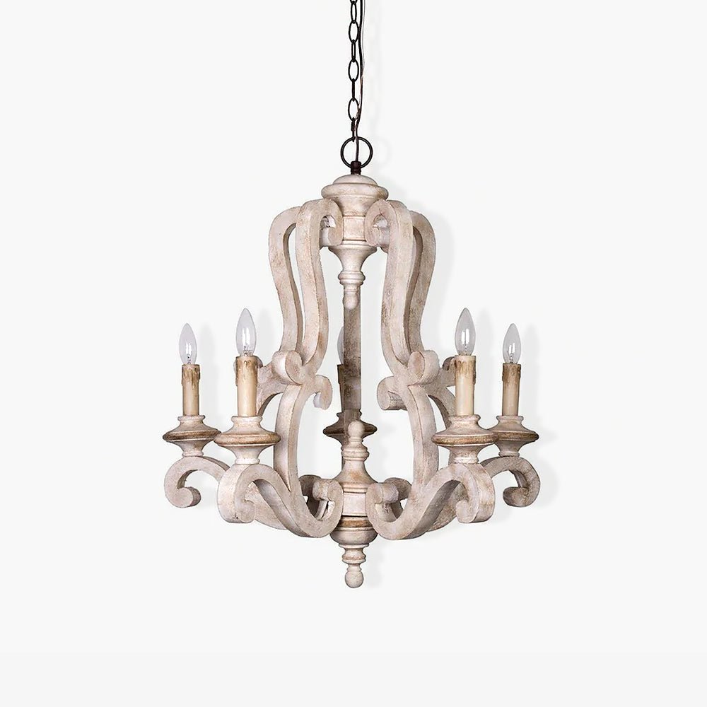 Parrotuncle Wooden Candle Chandelier - YIOSI