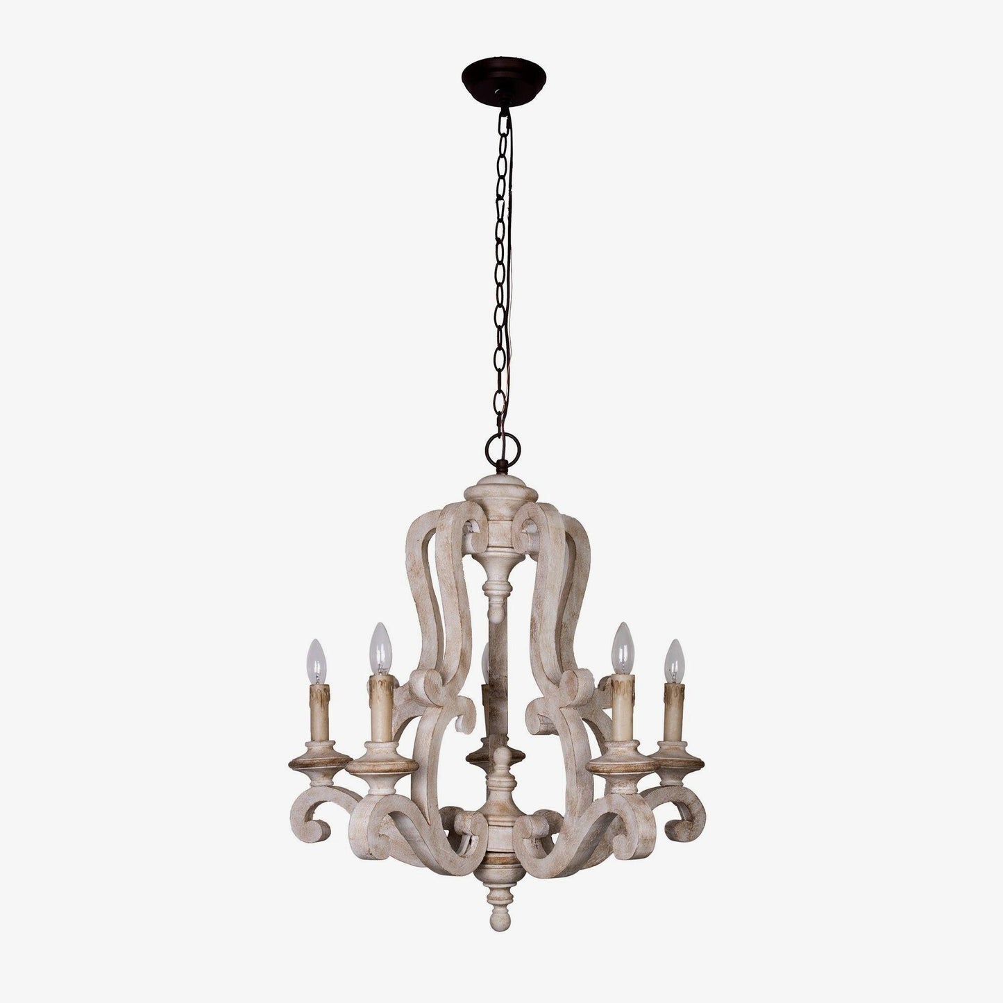 Parrotuncle Wooden Candle Chandelier - YIOSI