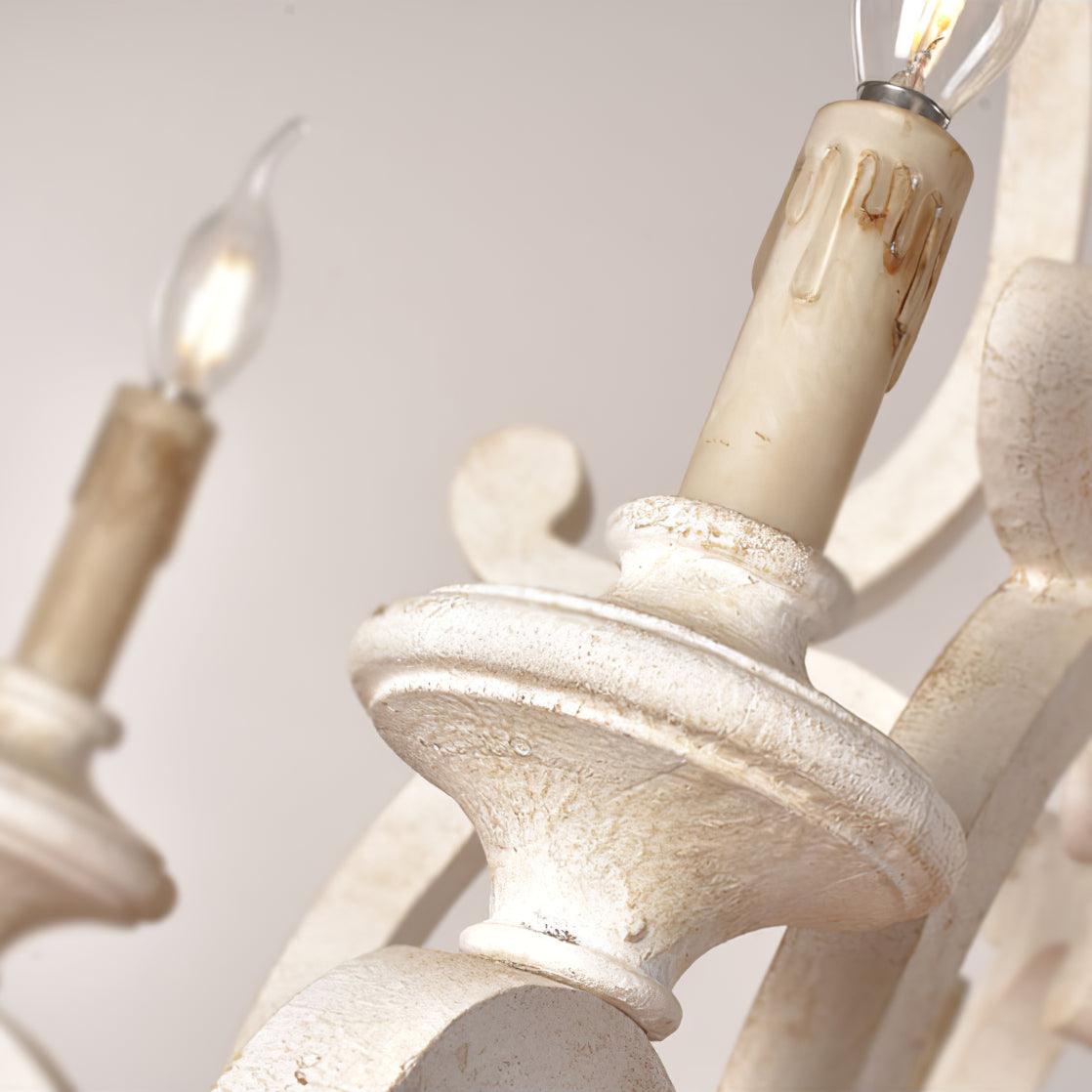 Parrotuncle Wooden Candle Chandelier - YIOSI