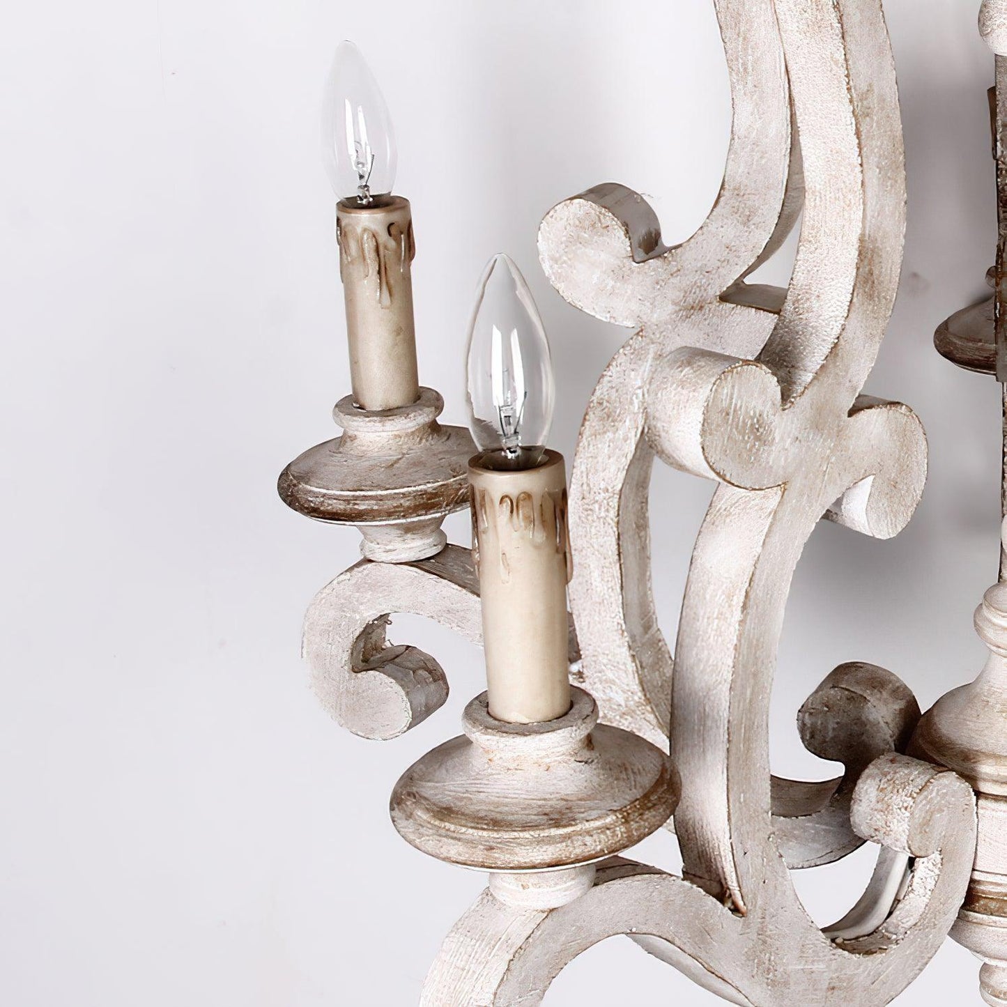 Parrotuncle Wooden Candle Chandelier - YIOSI