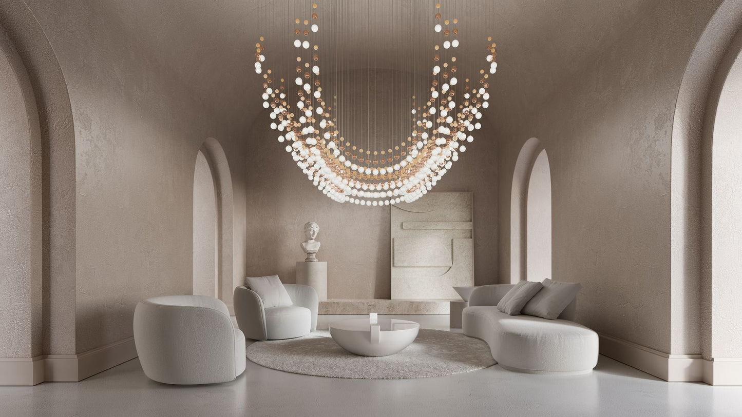 Pearl Curtain Customize Chandelier - YIOSI