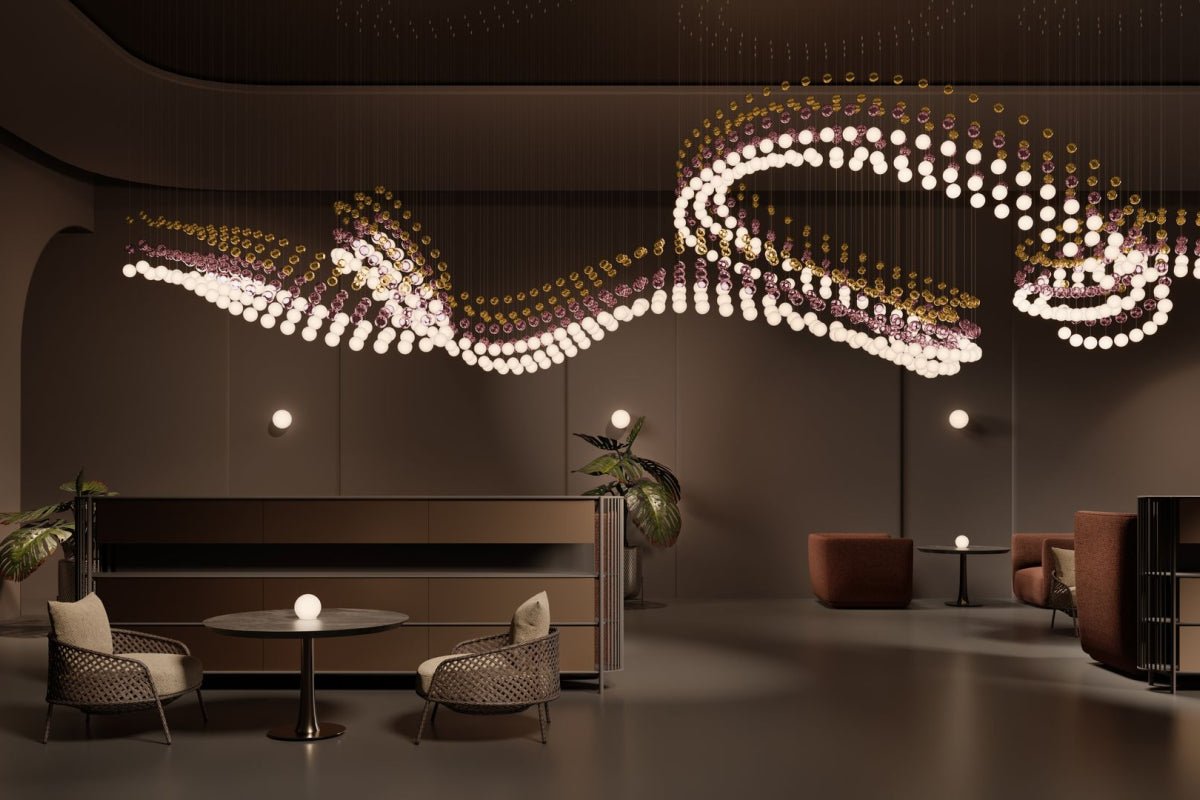 Pearl Curtain Customize Chandelier - YIOSI