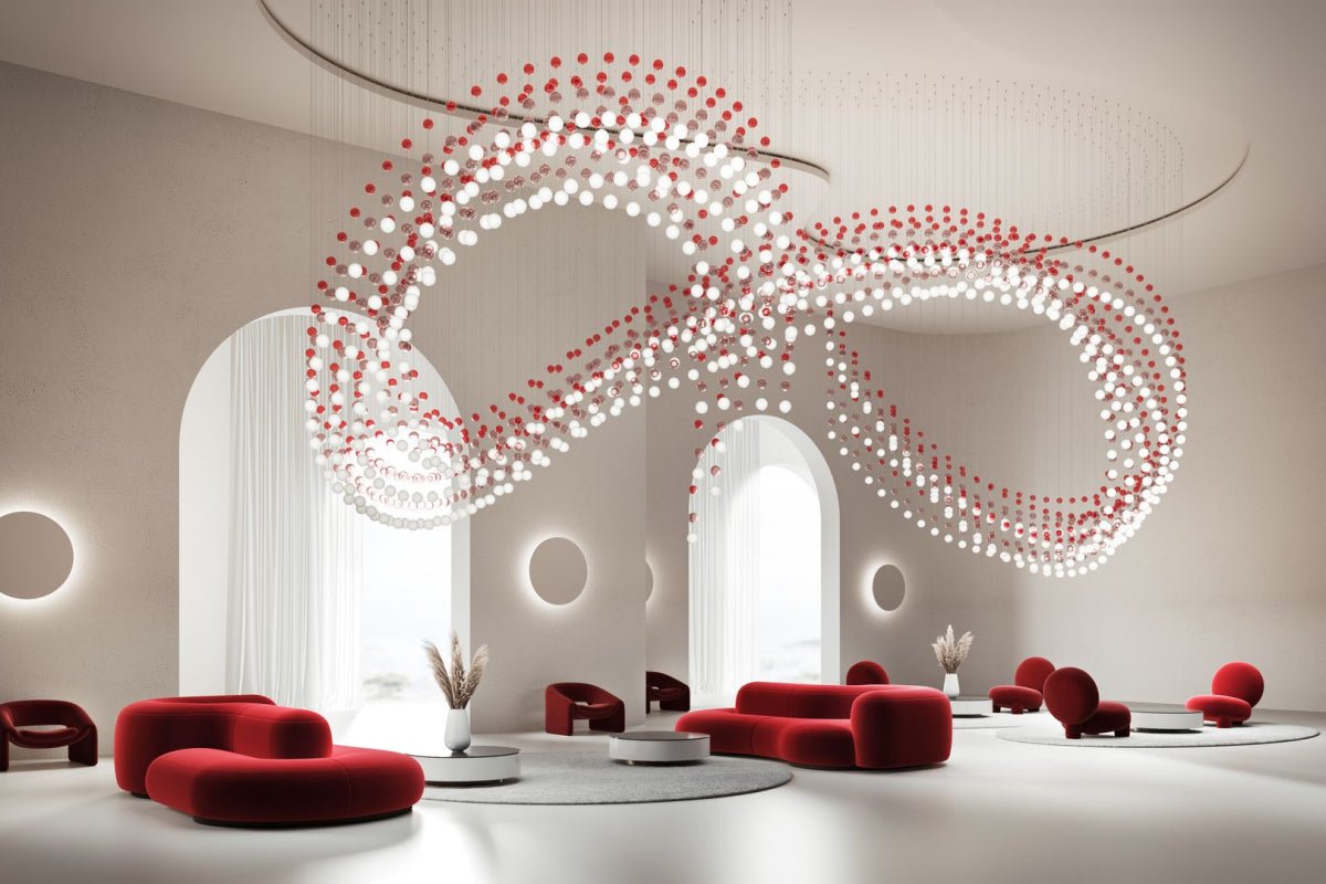 Pearl Curtain Customize Chandelier - YIOSI