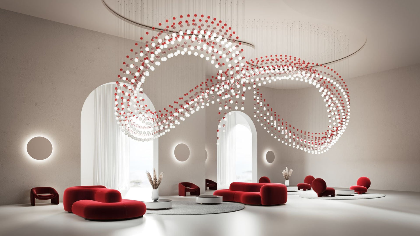 Pearl Curtain Customize Chandelier - YIOSI