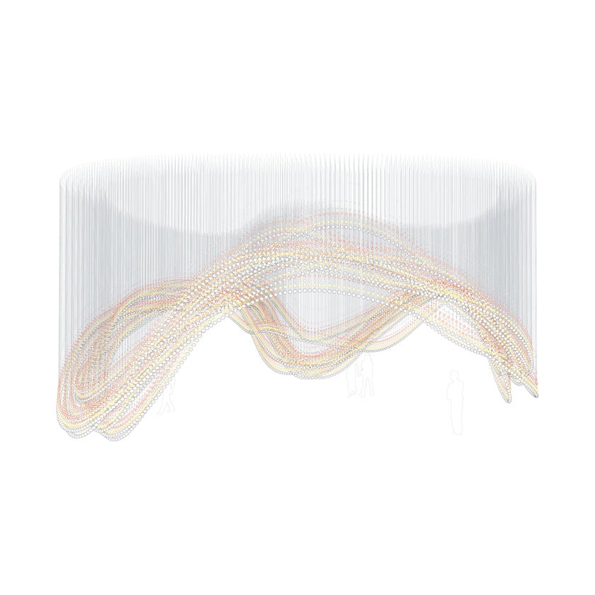 Pearl Curtain Customize Chandelier - YIOSI