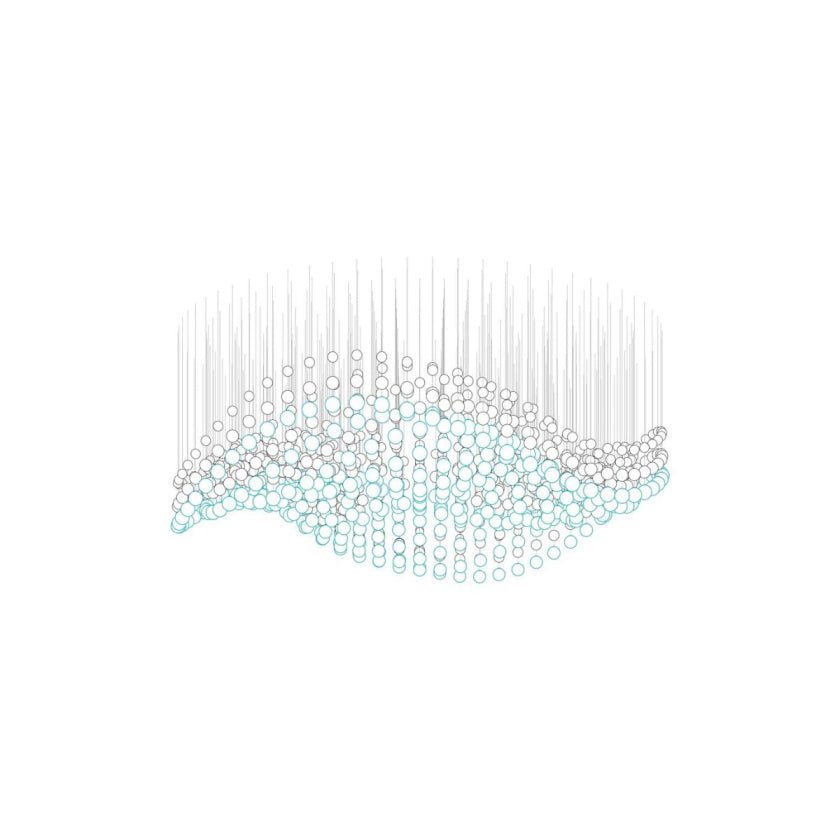 Pearl Curtain Customize Chandelier - YIOSI