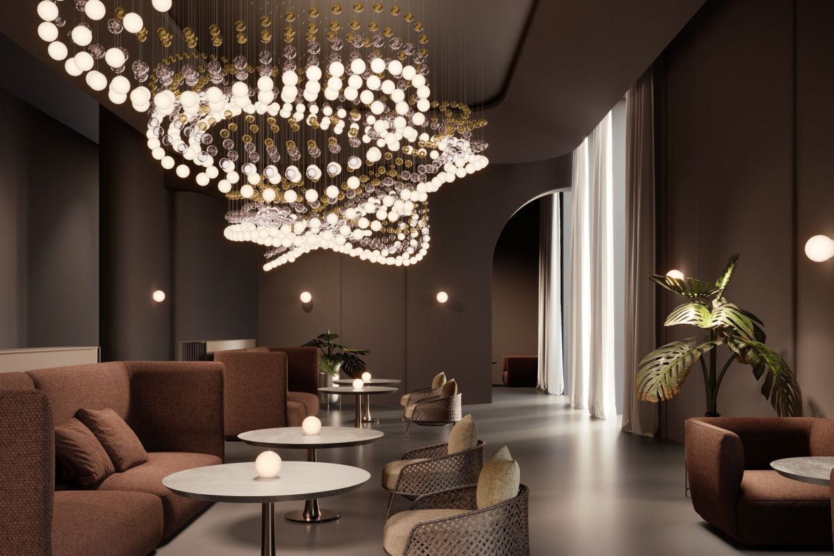 Pearl Curtain Customize Chandelier - YIOSI