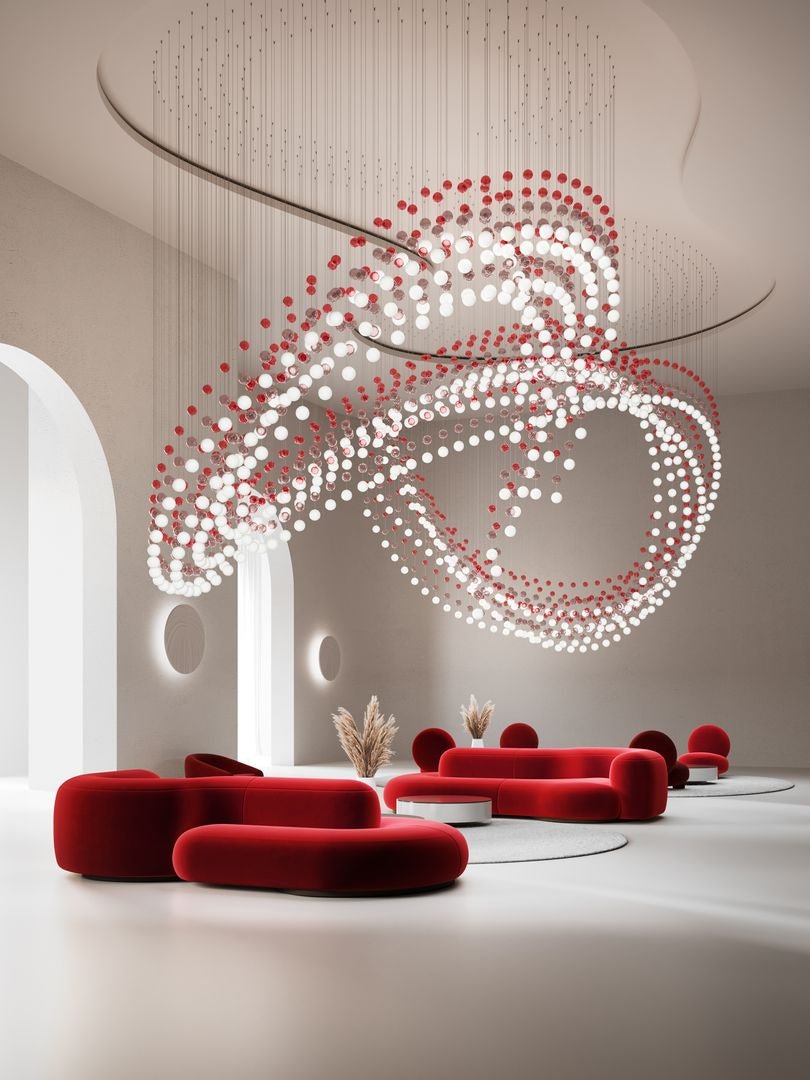 Pearl Curtain Customize Chandelier - YIOSI