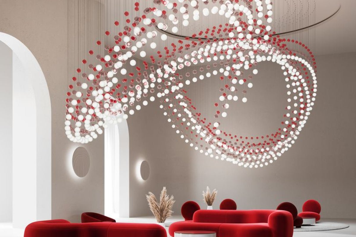 Pearl Curtain Customize Chandelier - YIOSI