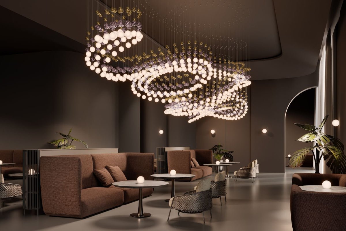 Pearl Curtain Customize Chandelier - YIOSI