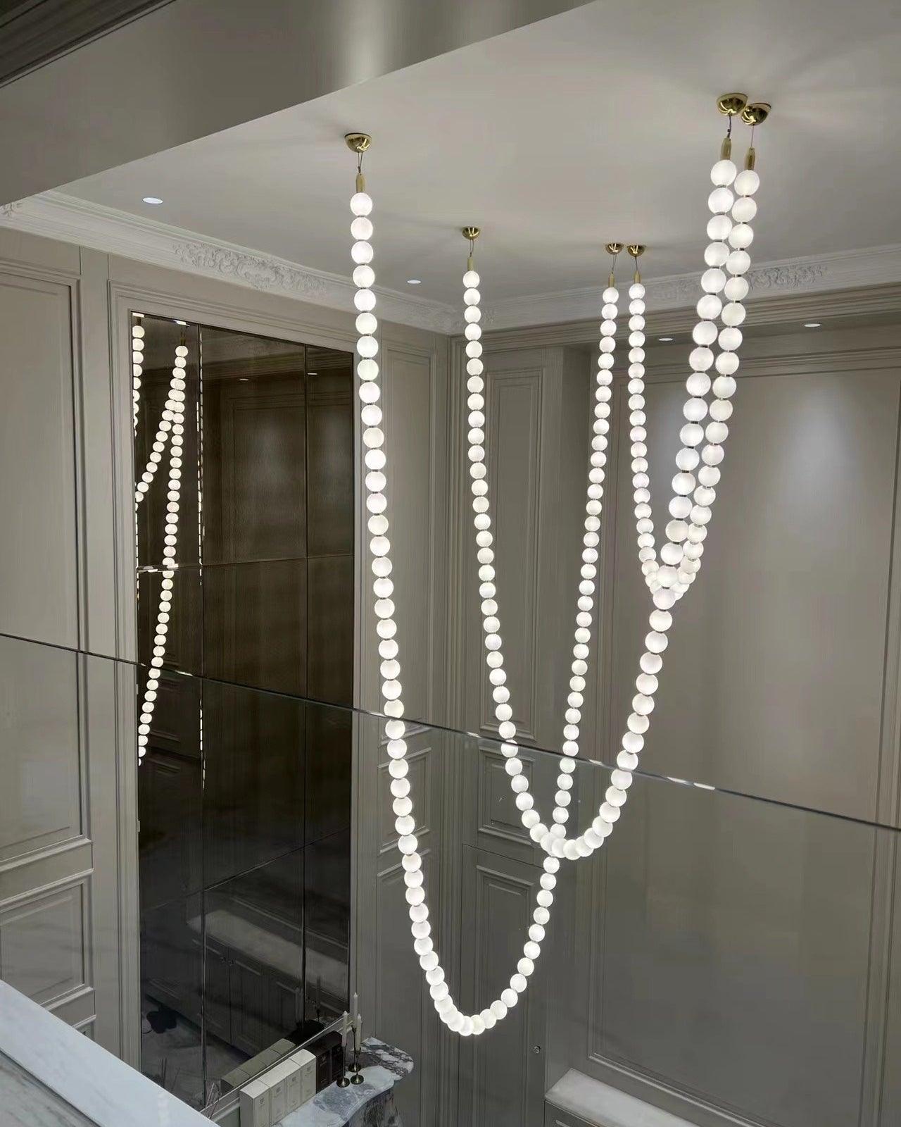 Pearl Necklace Balls Chandelier - YIOSI