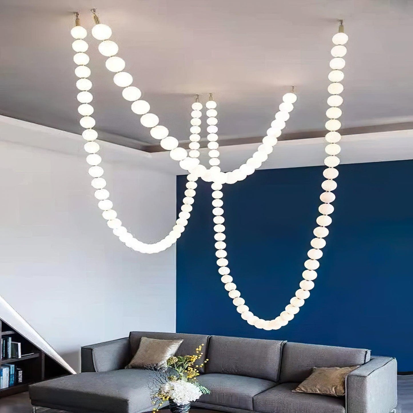 Pearl Necklace Balls Chandelier - YIOSI