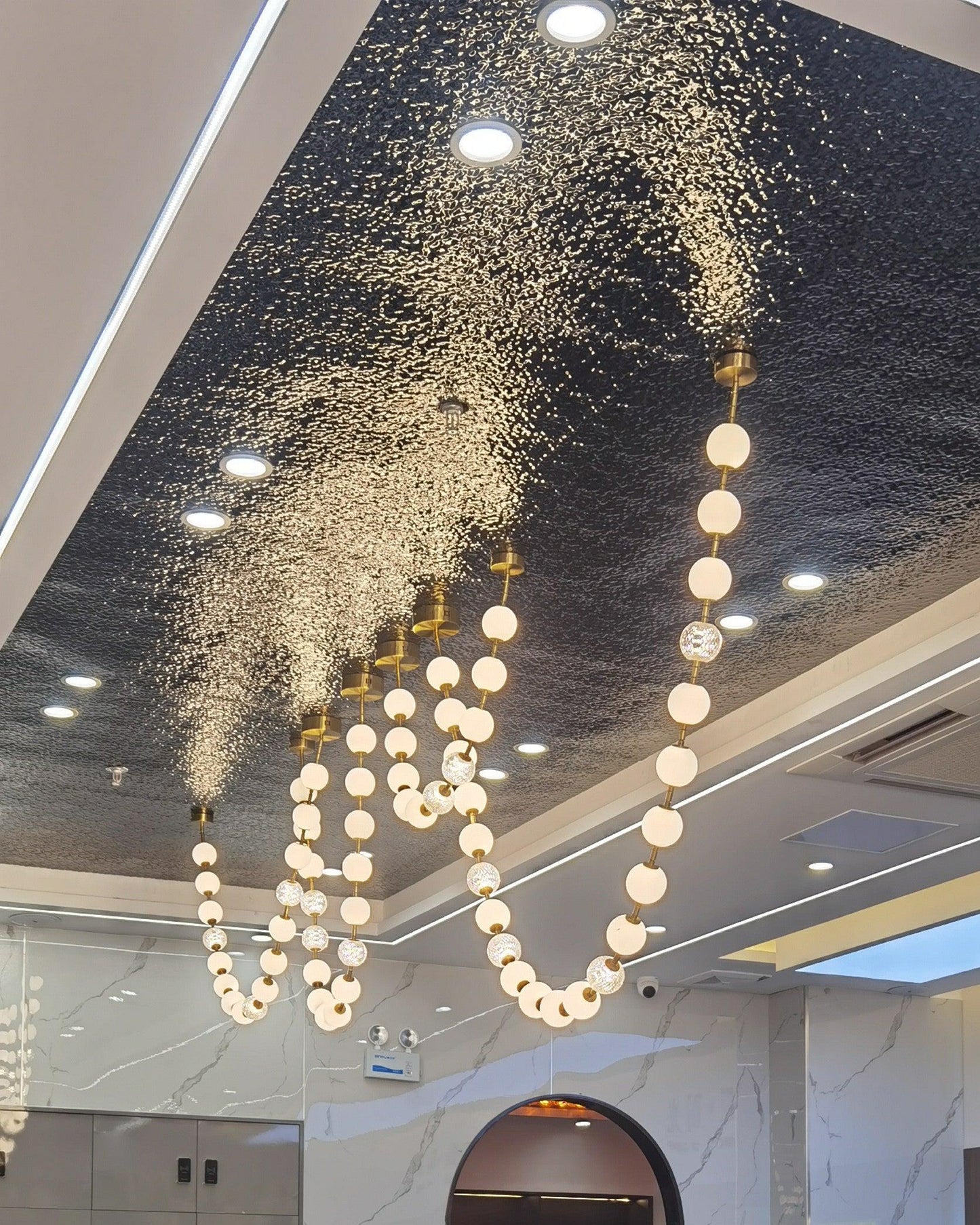 Pearl Necklace Balls Chandelier - YIOSI