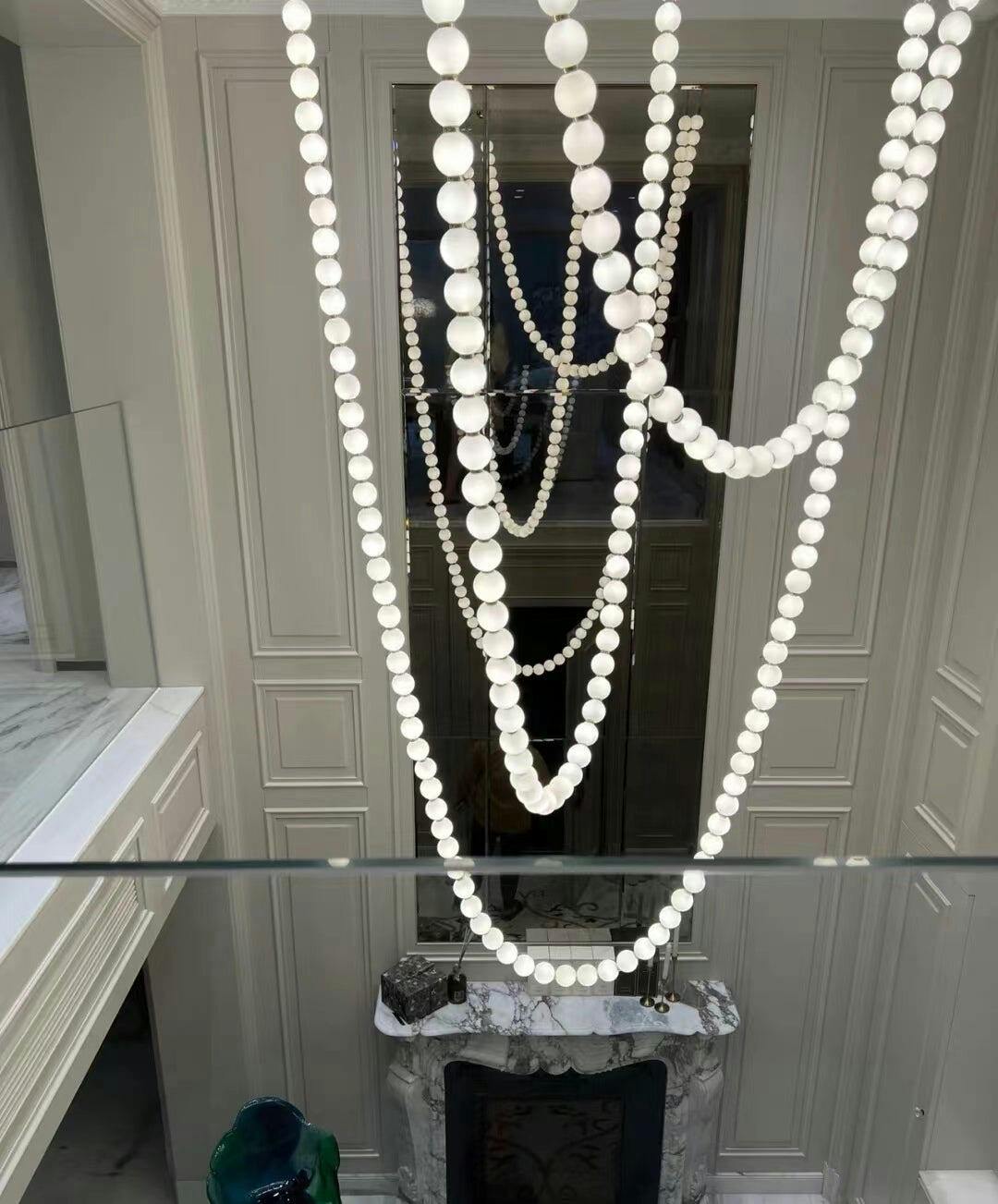 Pearl Necklace Balls Chandelier - YIOSI