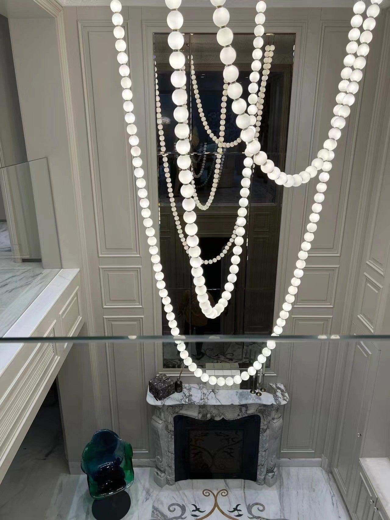 Pearl Necklace Balls Chandelier - YIOSI