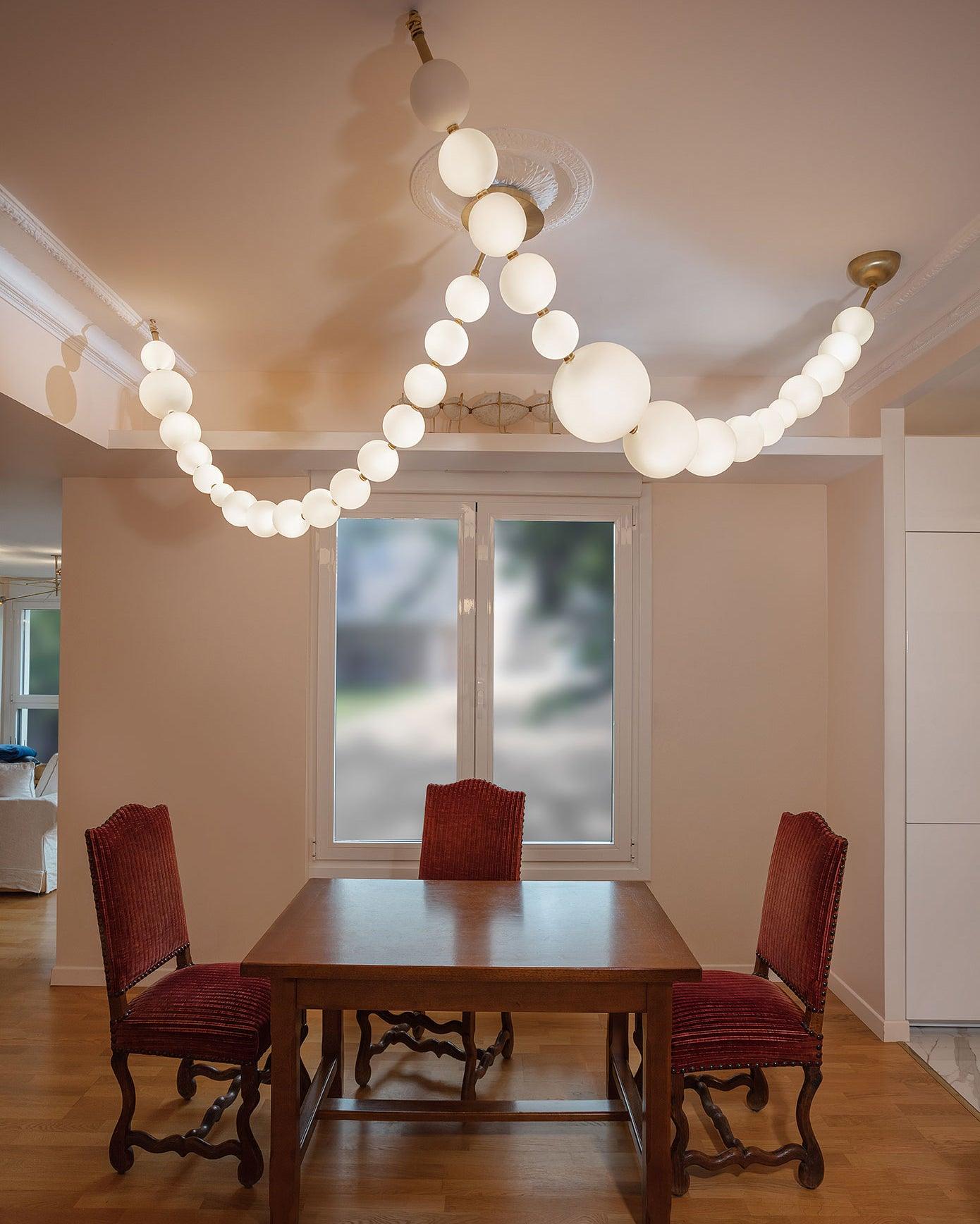 Pearl Necklace Balls Chandelier - YIOSI