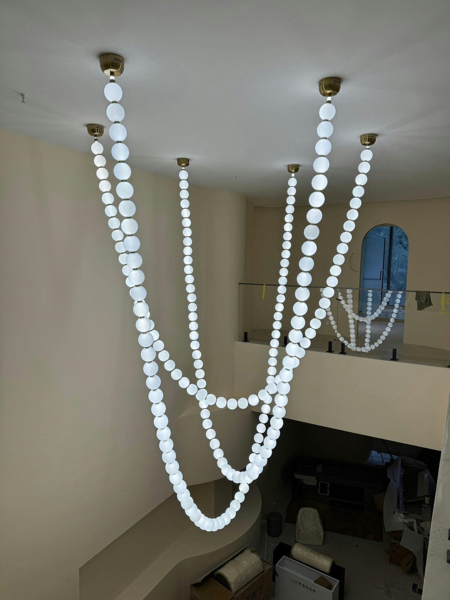 Pearl Necklace Balls Chandelier - YIOSI