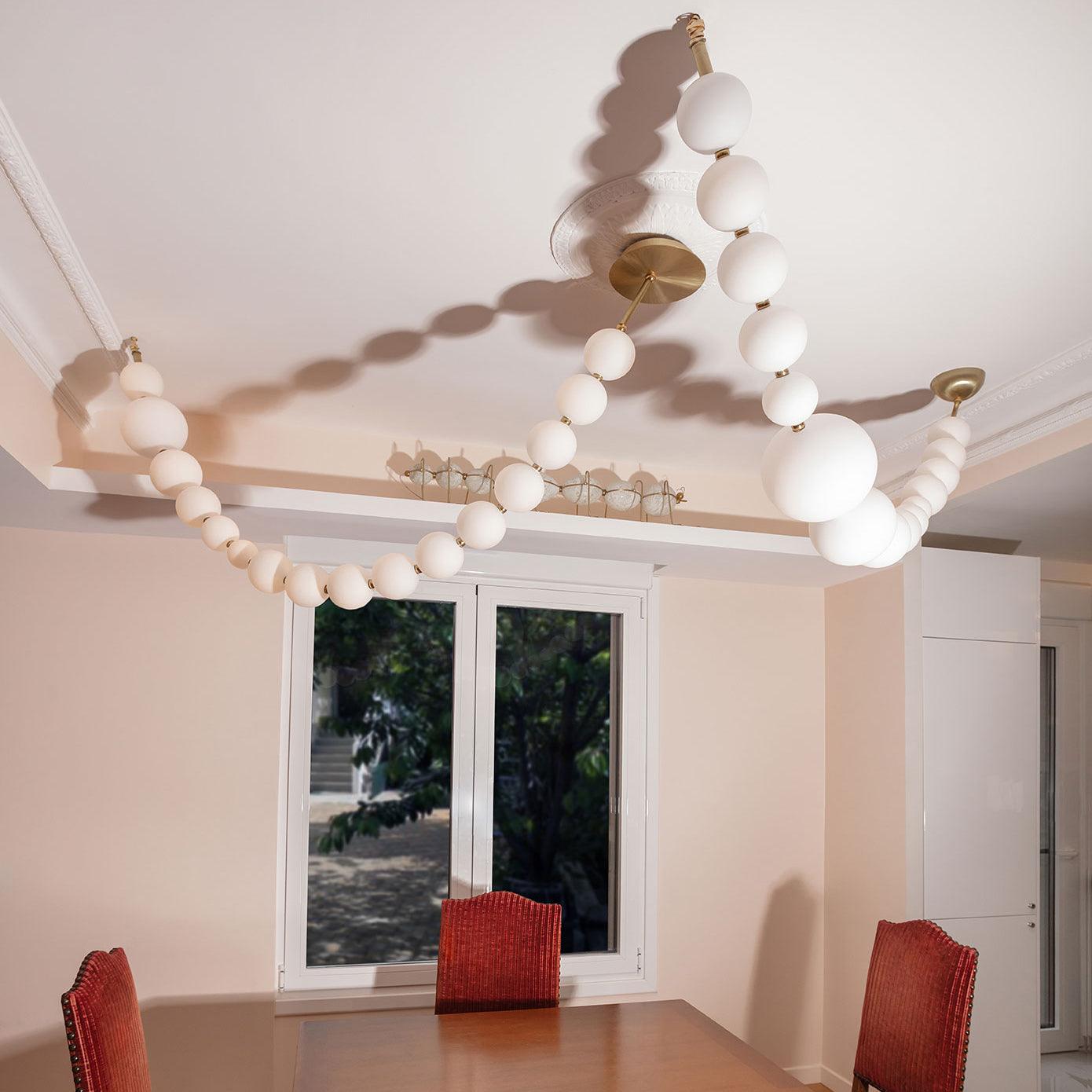 Pearl Necklace Balls Chandelier - YIOSI