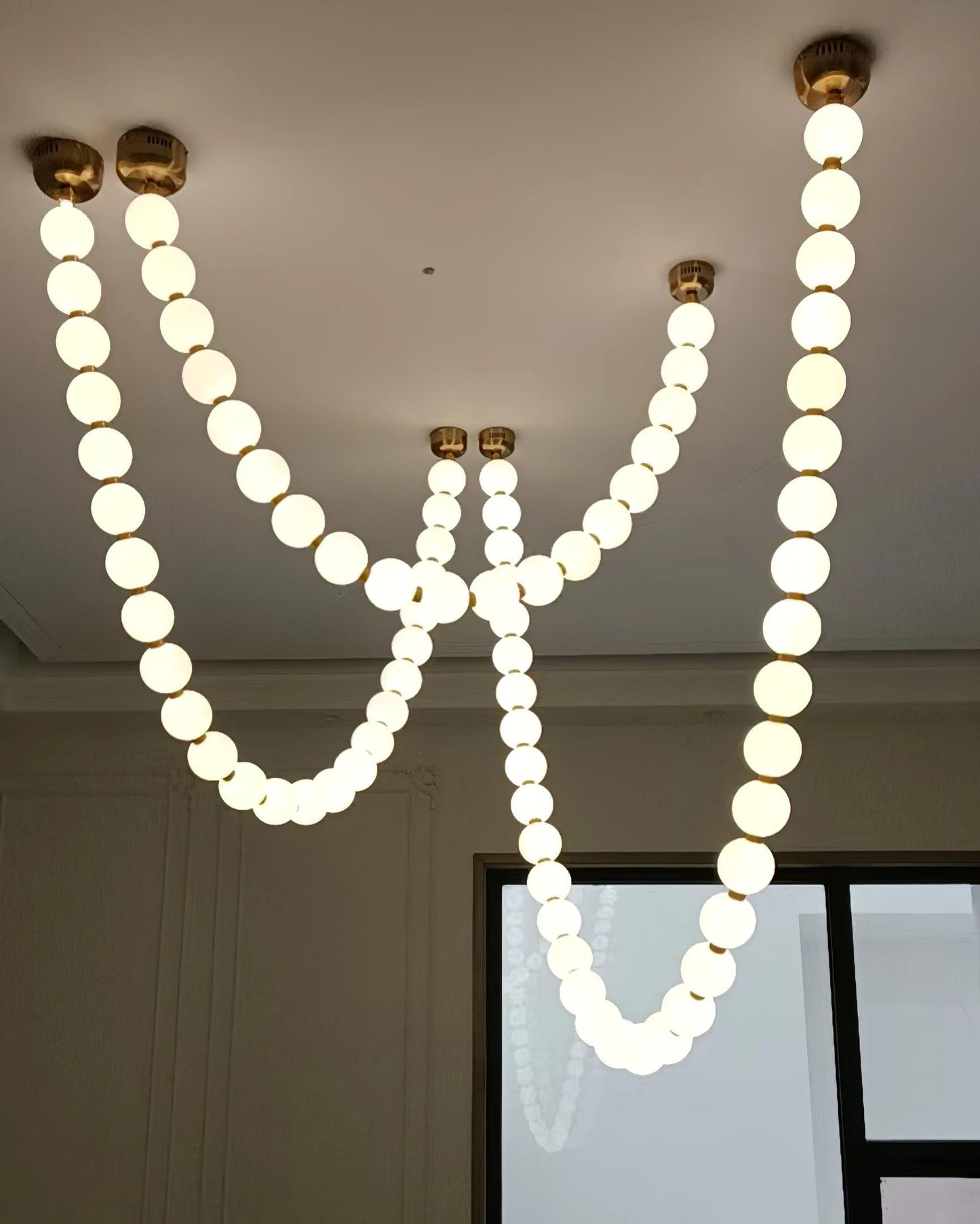 Pearl Necklace Balls Chandelier - YIOSI