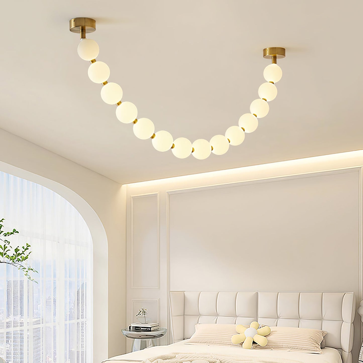 Pearl Necklace Balls Chandelier - YIOSI