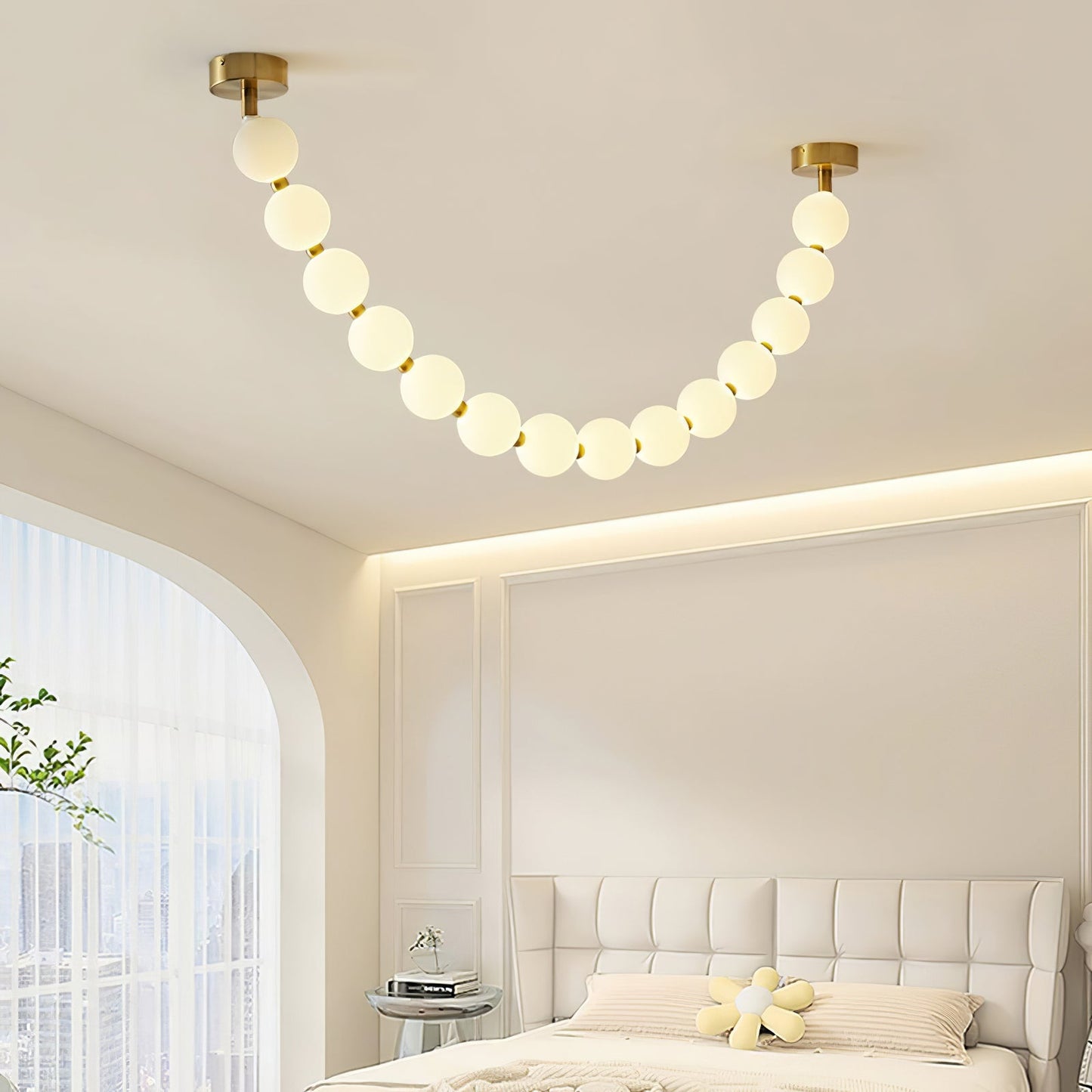 Pearl Necklace Balls Chandelier - YIOSI