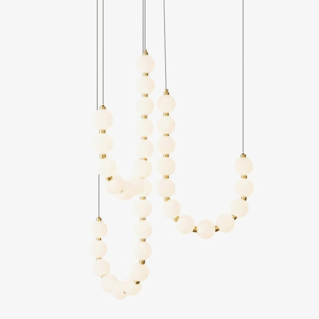 Acrylic Pearl Necklace Chandelier - YIOSI