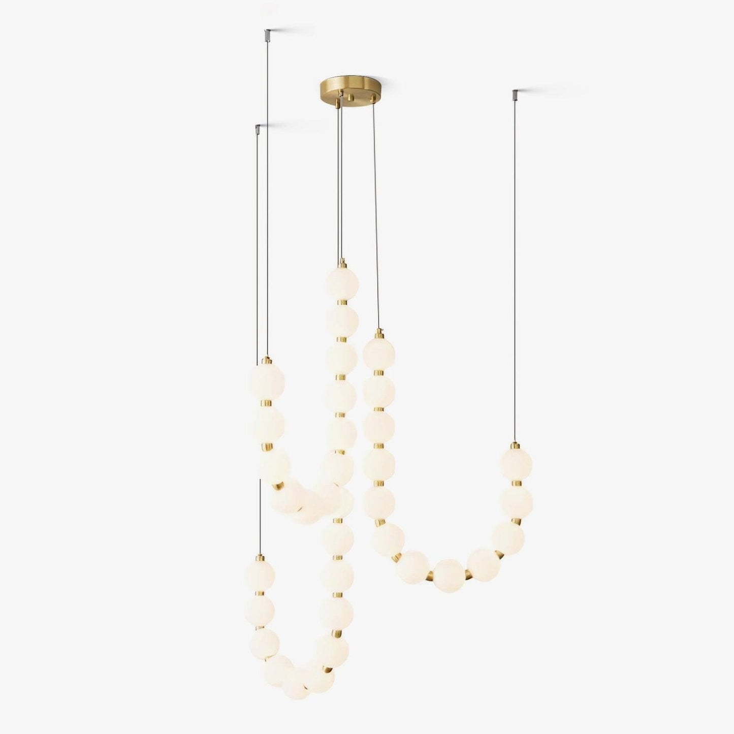 Acrylic Pearl Necklace Chandelier - YIOSI