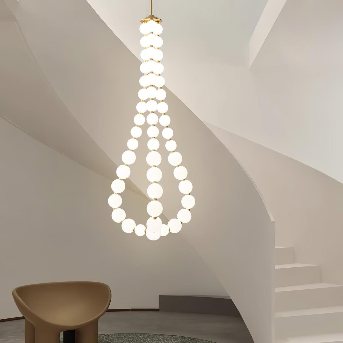Acrylic Pearl Necklace Chandelier - YIOSI