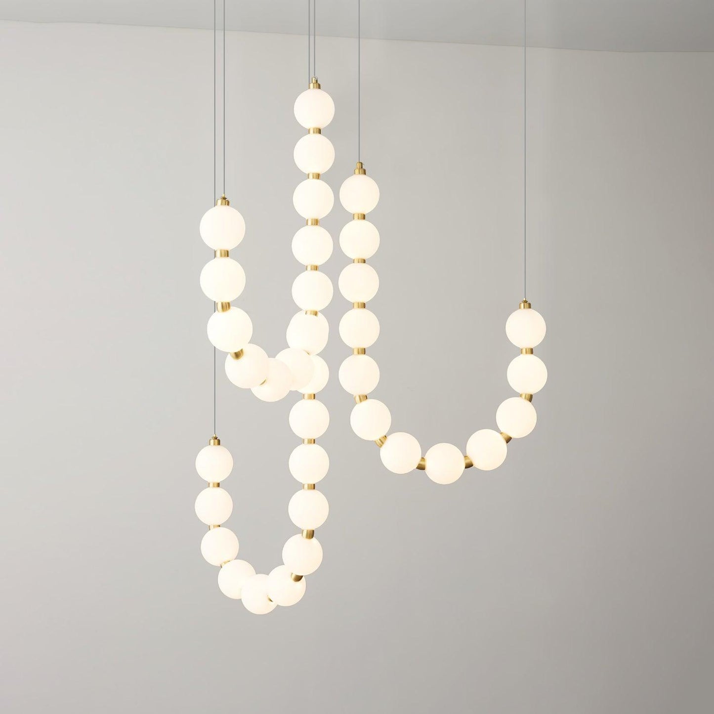 Acrylic Pearl Necklace Chandelier - YIOSI
