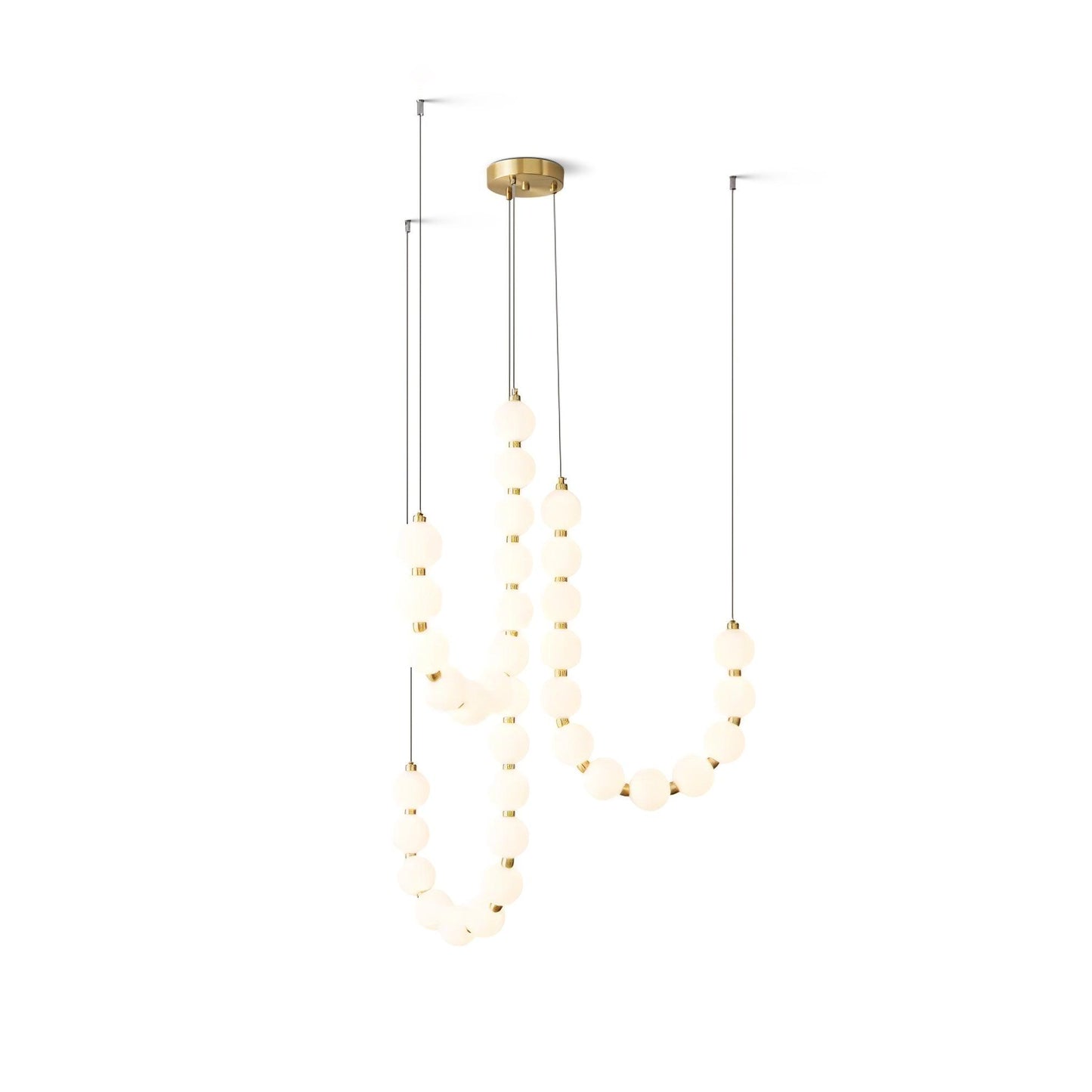 Acrylic Pearl Necklace Chandelier - YIOSI