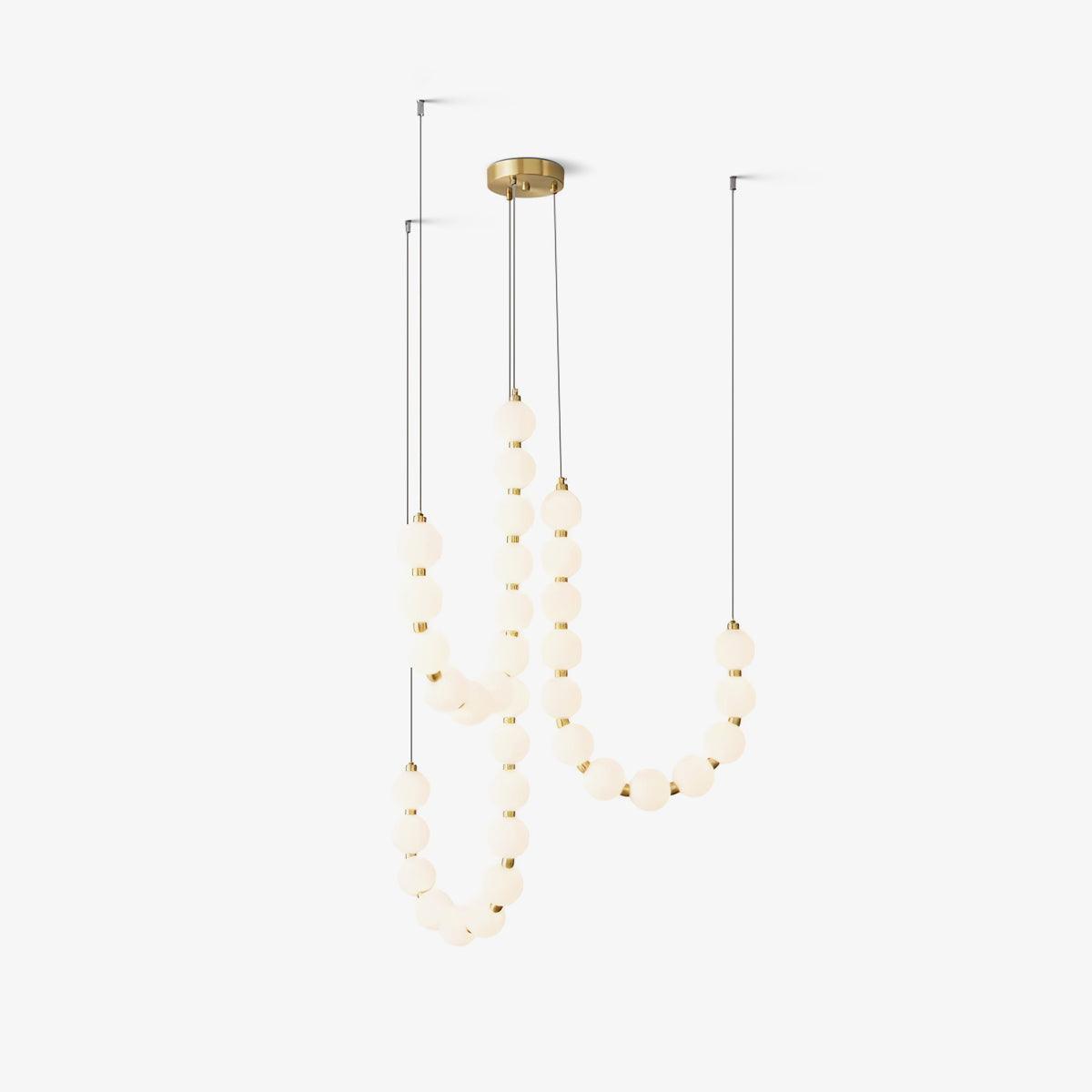 Acrylic Pearl Necklace Chandelier - YIOSI
