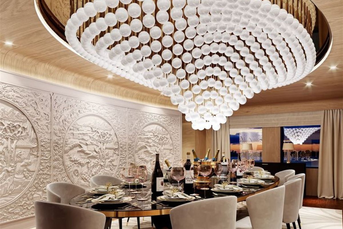 Pearl Wave Customize Chandelier - YIOSI