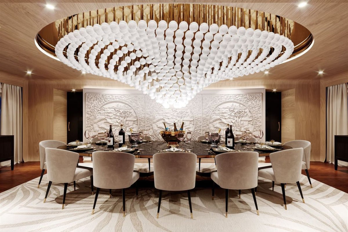 Pearl Wave Customize Chandelier - YIOSI