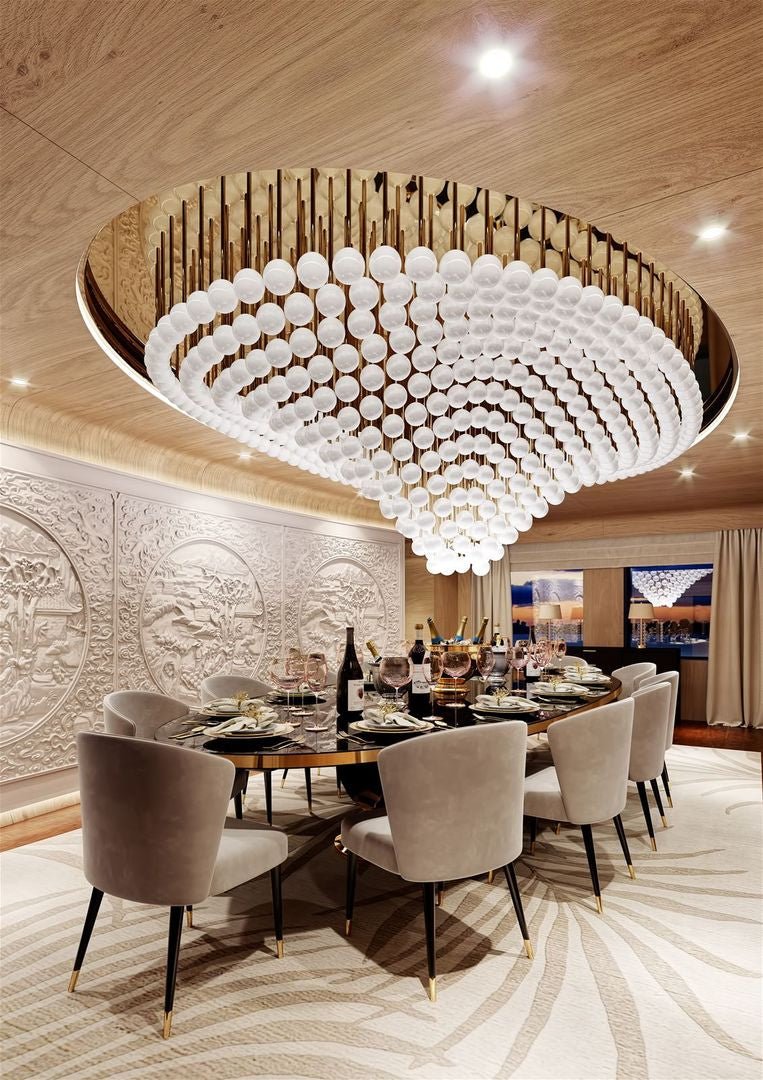 Pearl Wave Customize Chandelier - YIOSI