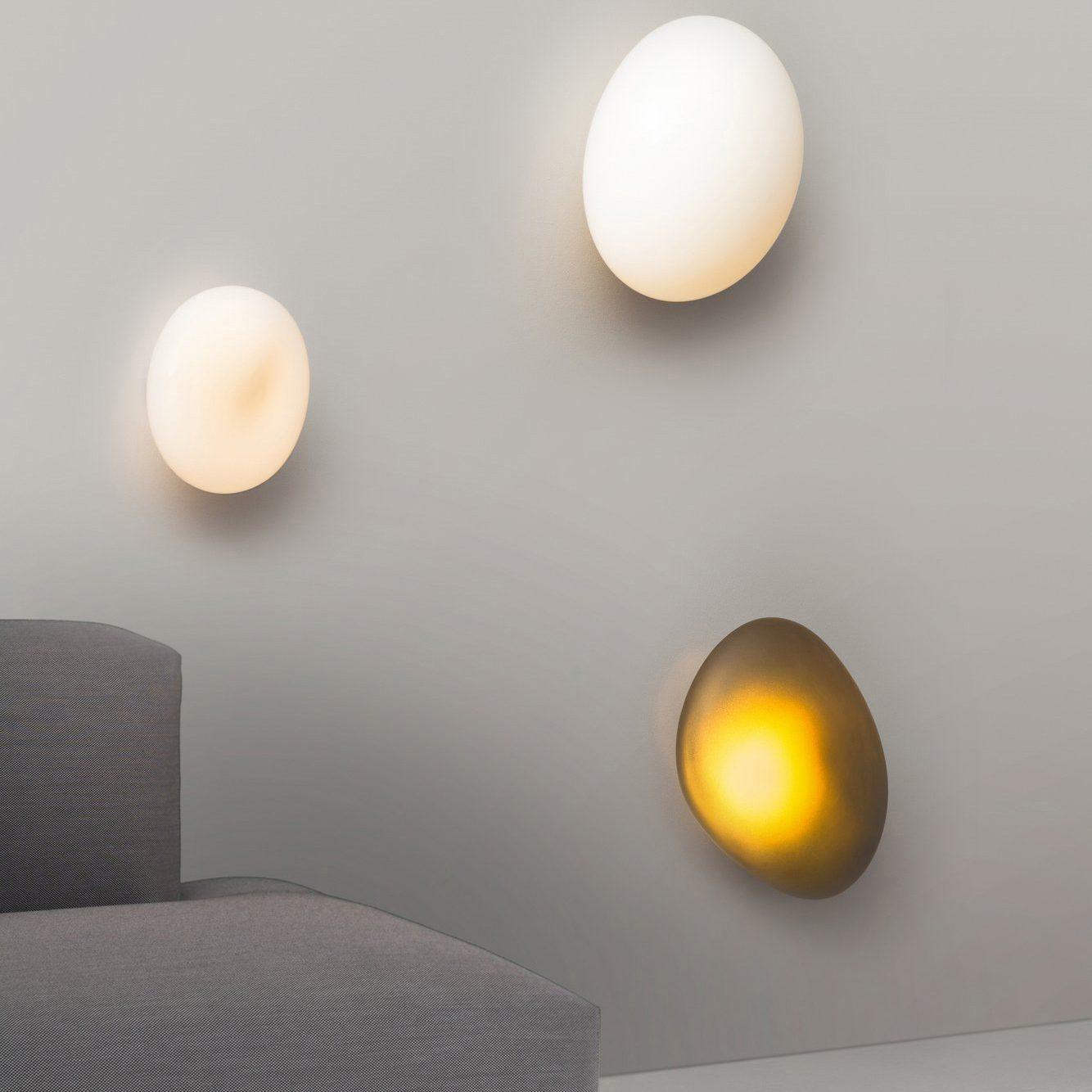Vakkerlight Bubble Glass Wall Lamp Modern Translucent Pebble Design
