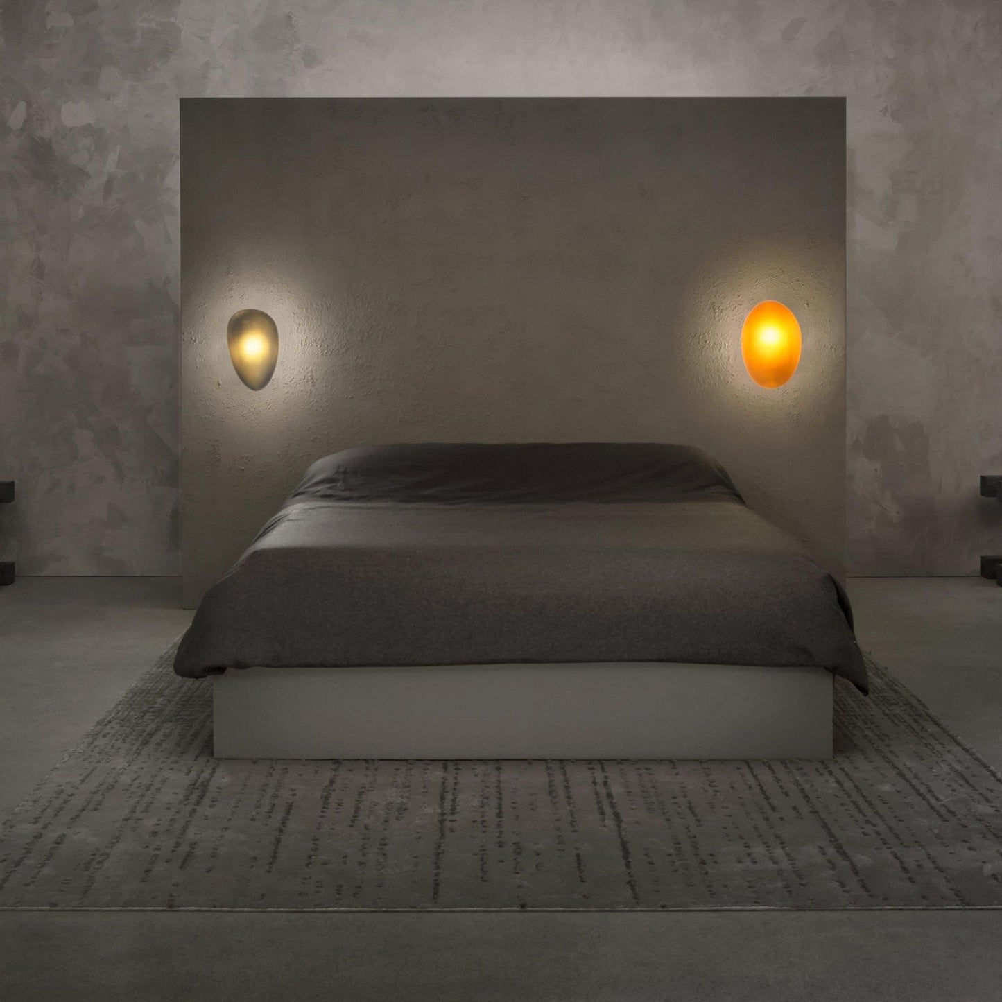 Vakkerlight Bubble Glass Wall Lamp Modern Translucent Pebble Design
