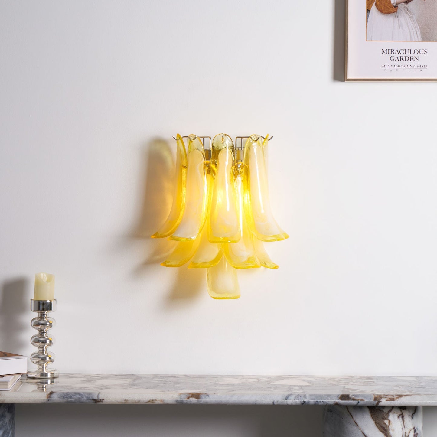 Petalo Glass Wall Light - YIOSI