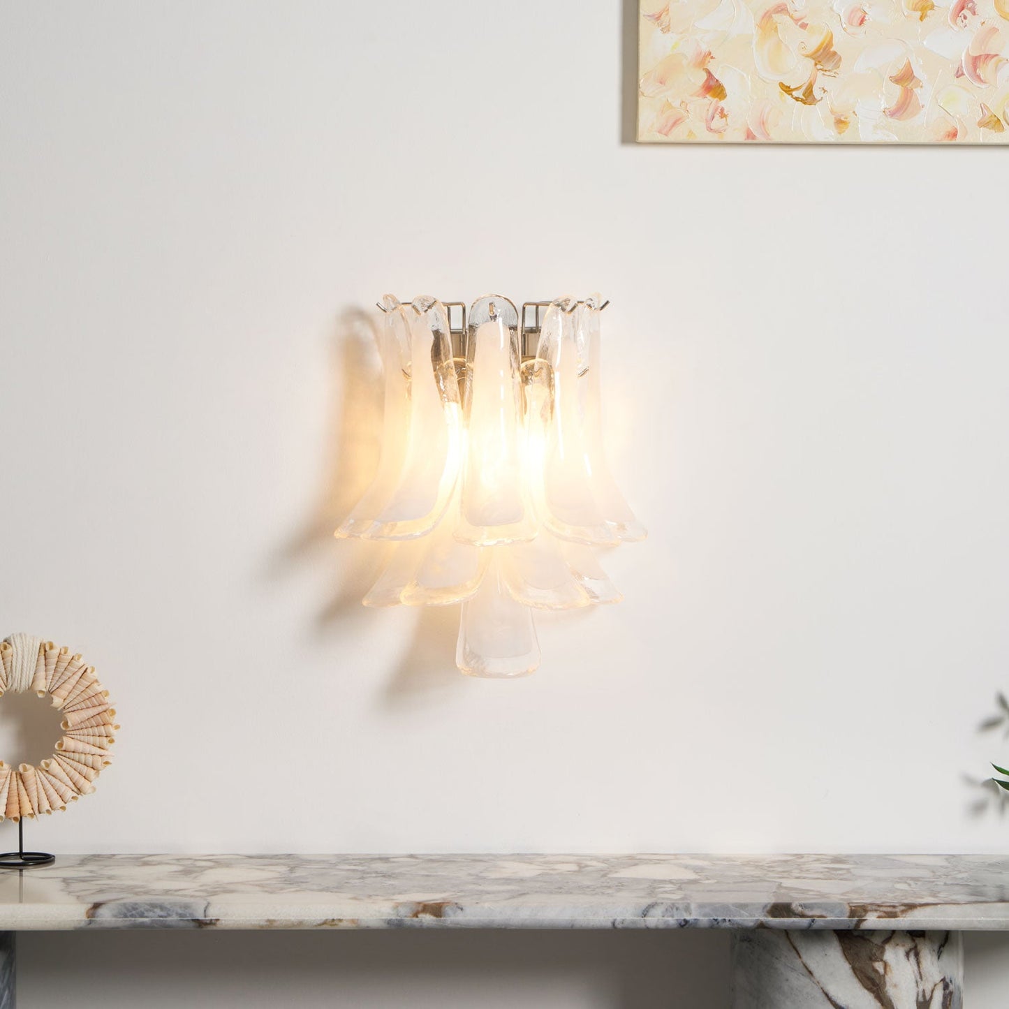 Petalo Glass Wall Light - YIOSI