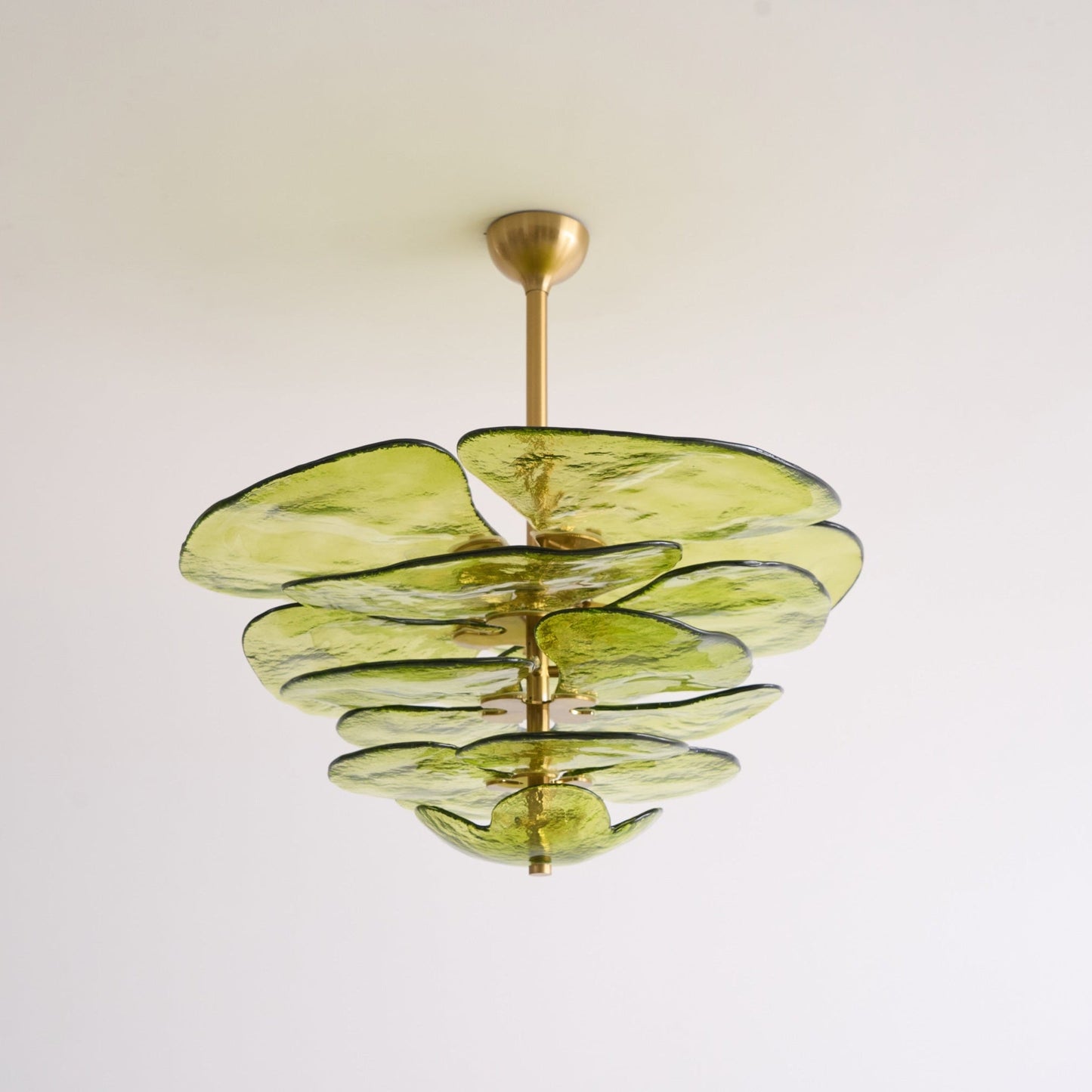 Petals Gold Murano Chandelier - YIOSI