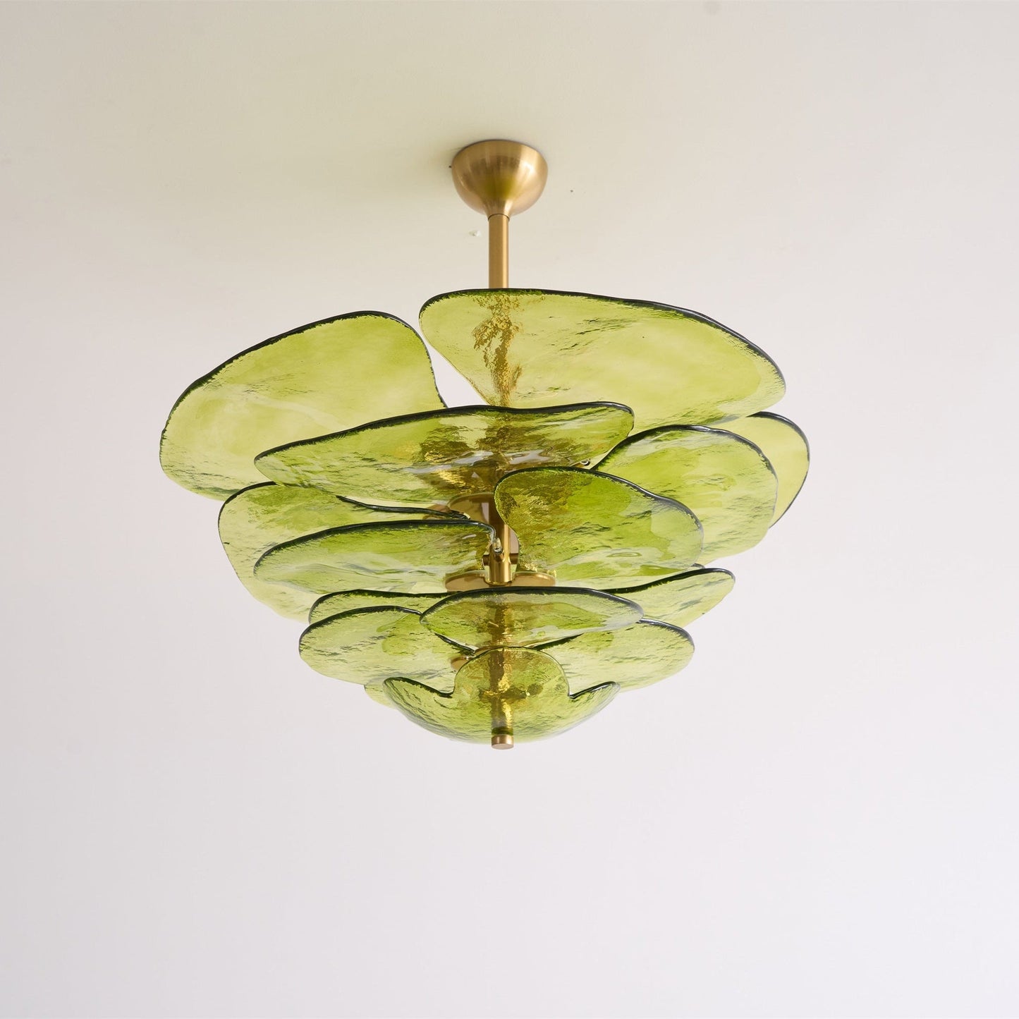 Petals Gold Murano Chandelier - YIOSI