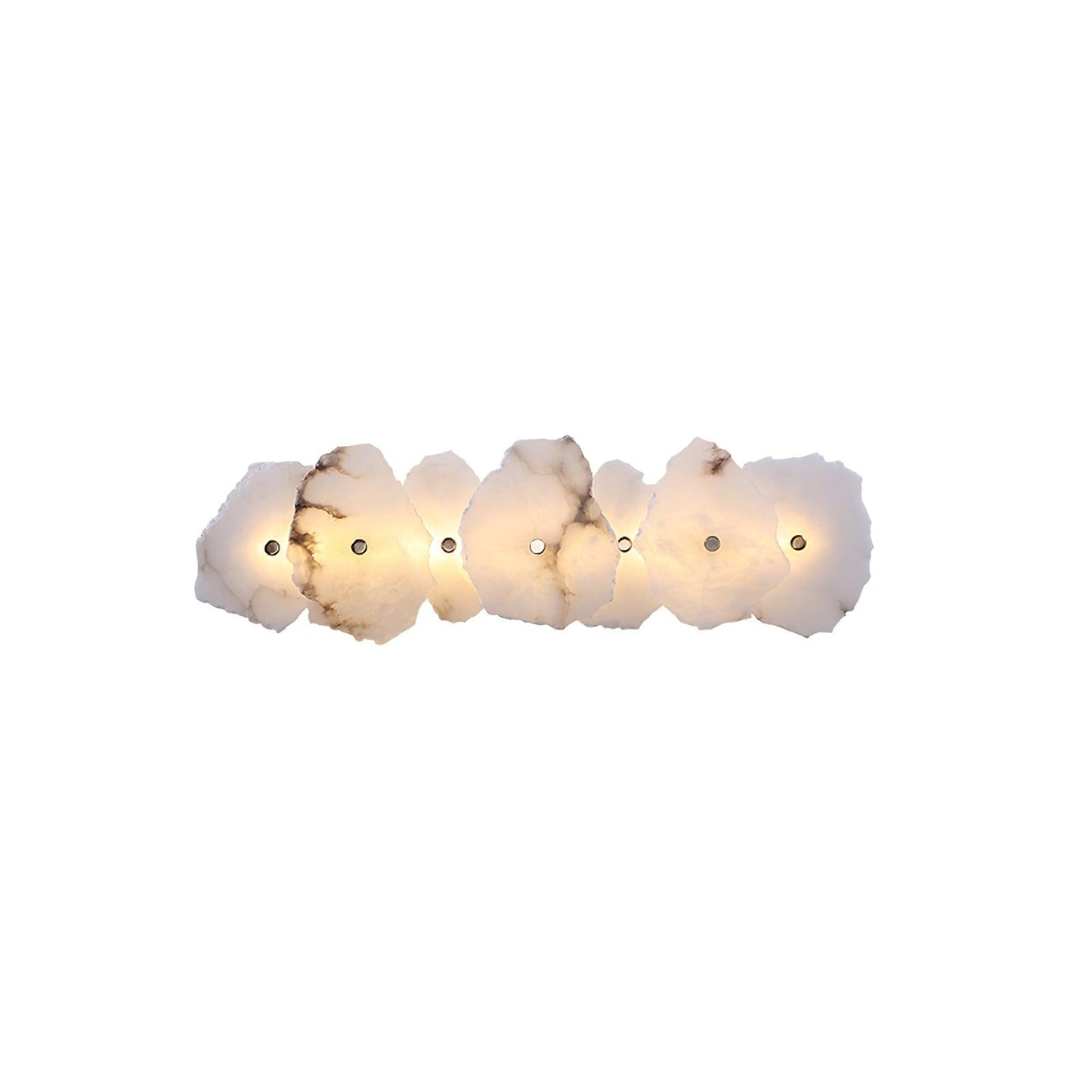 Petra Gold & White Alabaster Wall Lamp – Modern Elegance