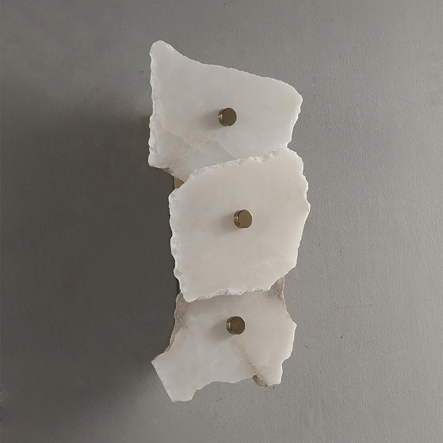Petra Gold & White Alabaster Wall Lamp – Modern Elegance