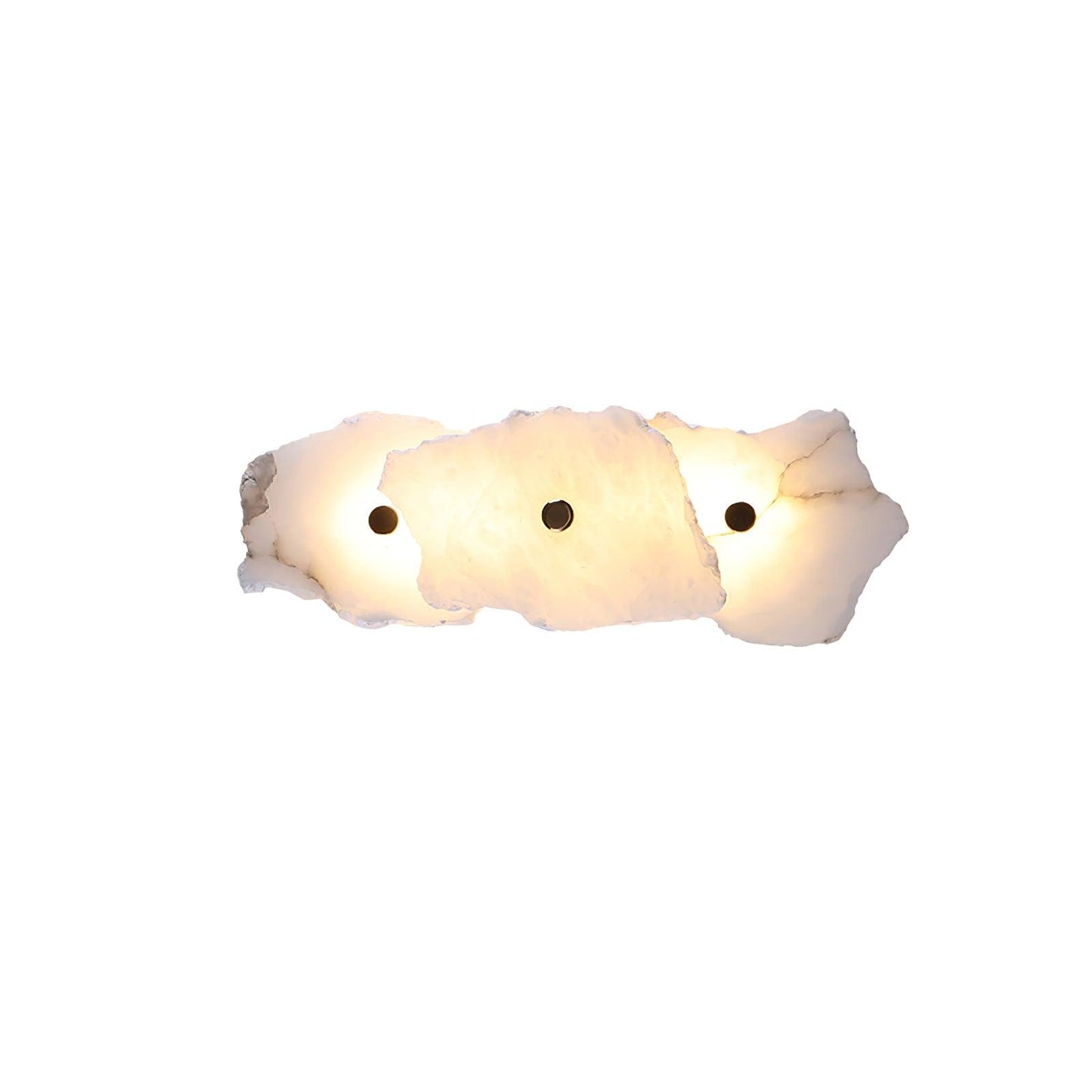 Petra Gold & White Alabaster Wall Lamp – Modern Elegance